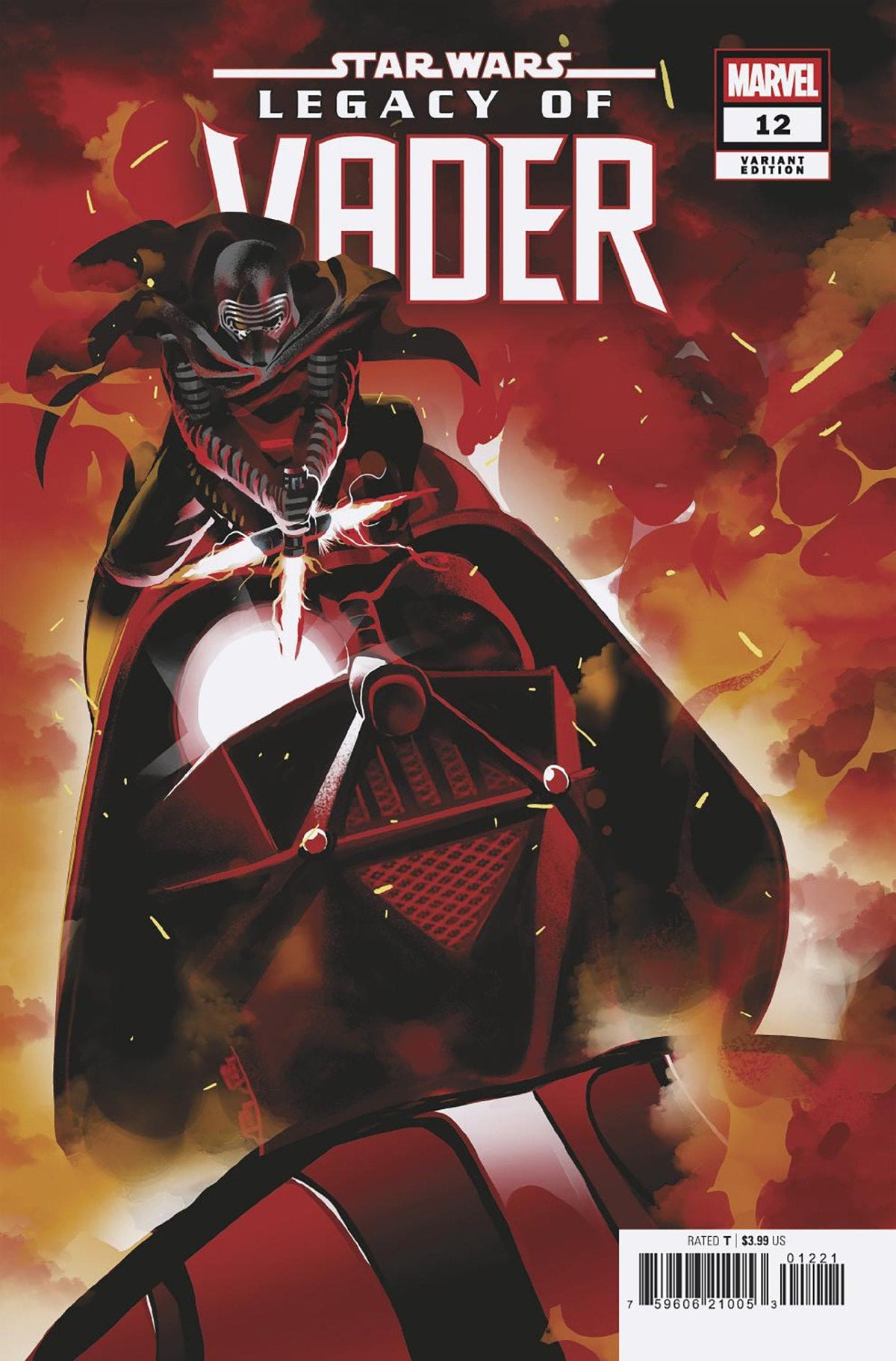 Star Wars: El Legado de Vader #12 Portada Alternativa de Baldemar Rivas