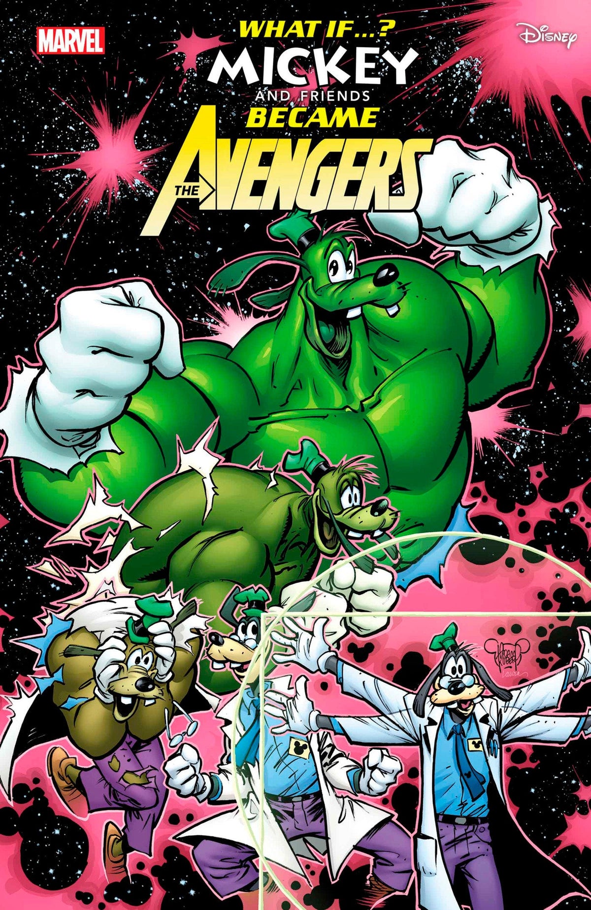Marvel &amp; Disney: What If...? Mickey &amp; Friends Became The Avengers #1 Adam Kubert  Variant