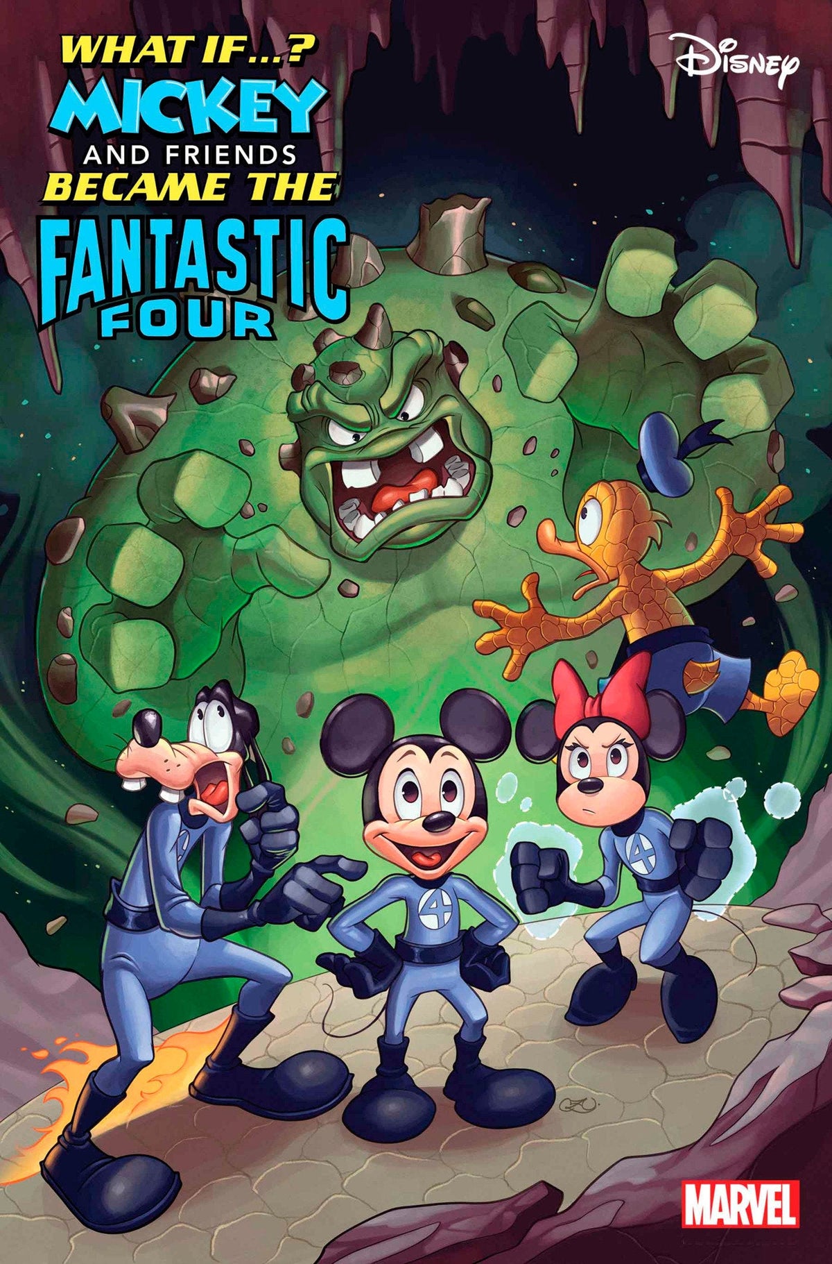 Marvel &amp; Disney: What If...? Mickey &amp; Friends Became The Fantastic Four (2025) #1B