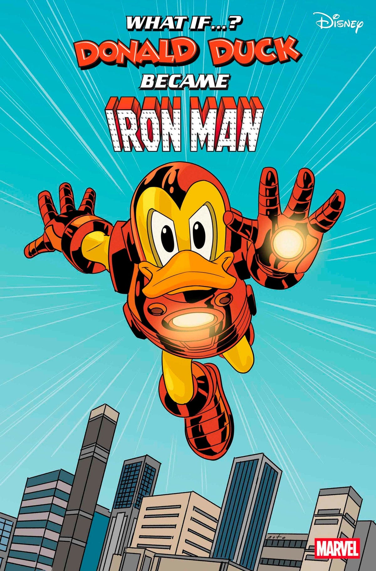 Marvel &amp; Disney: What If...? Donald Duck Became Iron Man #1 Phil Noto Variant