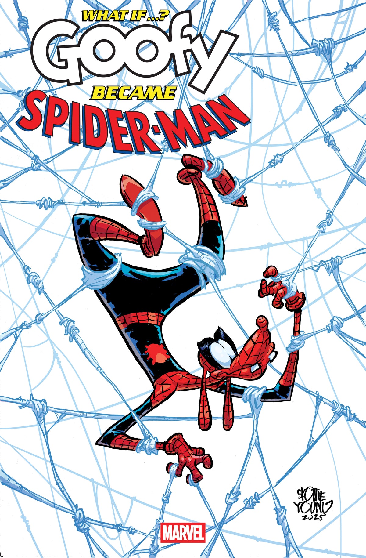 Marvel &amp; Disney: What If...? Goofy Became Spider-Man #1 Skottie Young Variant