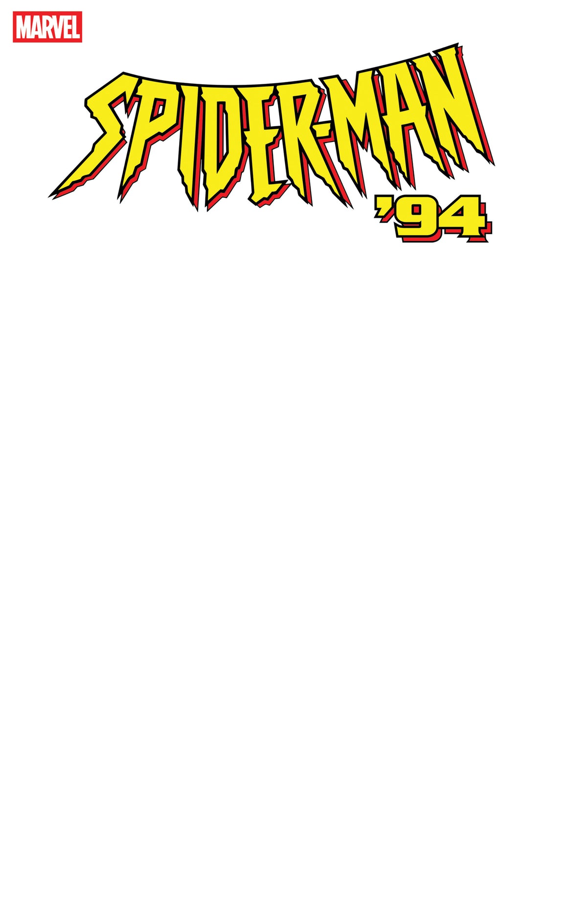 Spider Man &#39;94 #1 Blank Cover Variant