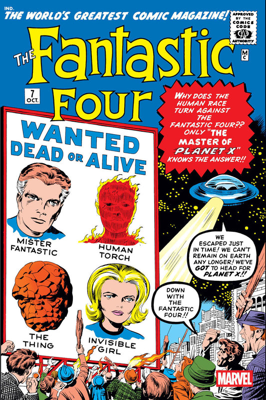 Edición facsímil de Fantastic Four #7, variante laminada
