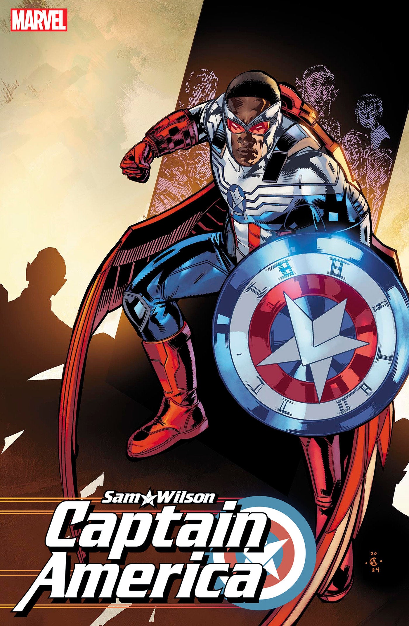 Sam Wilson, Capitán América #2 Chris Allen Variante del Mes de la Historia Afroamericana