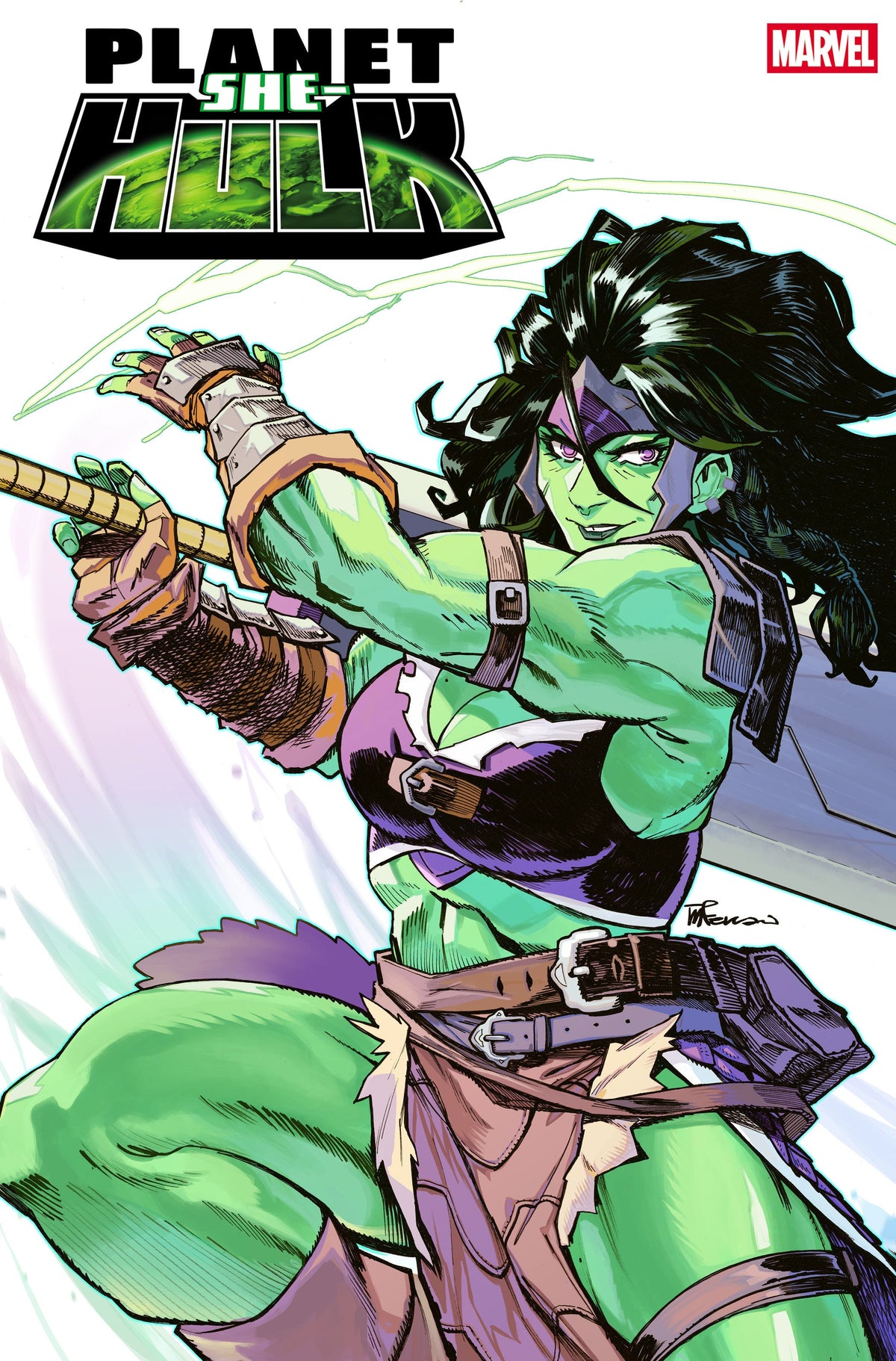 Planet She Hulk #6 Portada Variante de Marco Ferrari