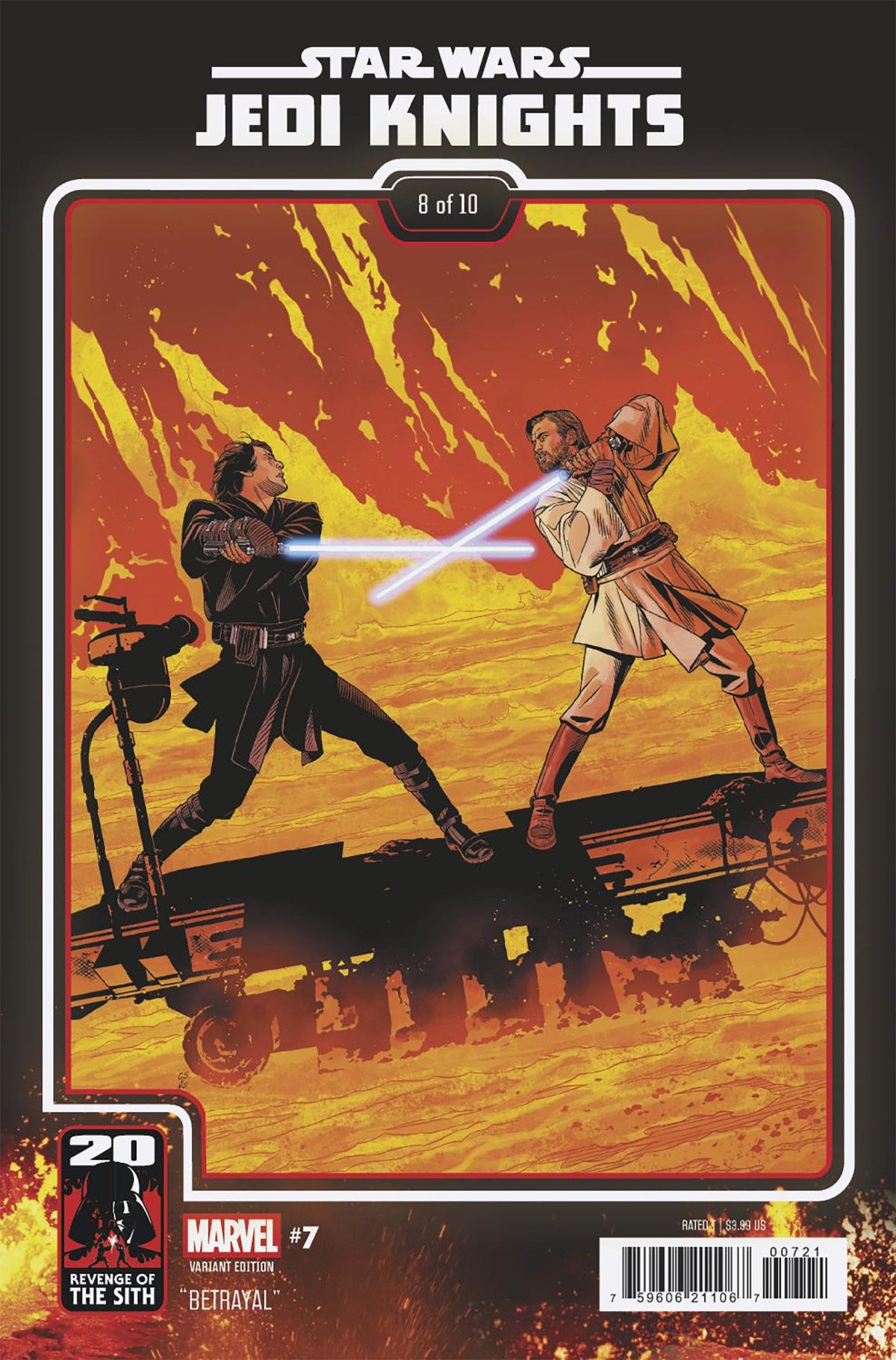 Star Wars: Jedi Knights #7 Chris Sprouse Revenge Of The Sith 20 Th Anniversary Variant