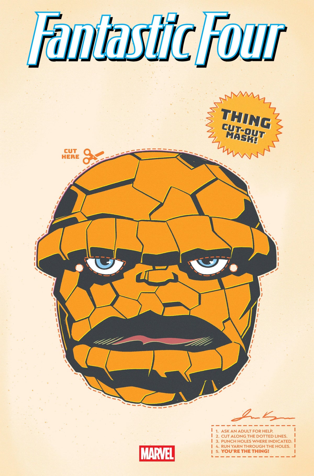 Fantastic Four #3 Retro Halloween Mask Variant [Doom]