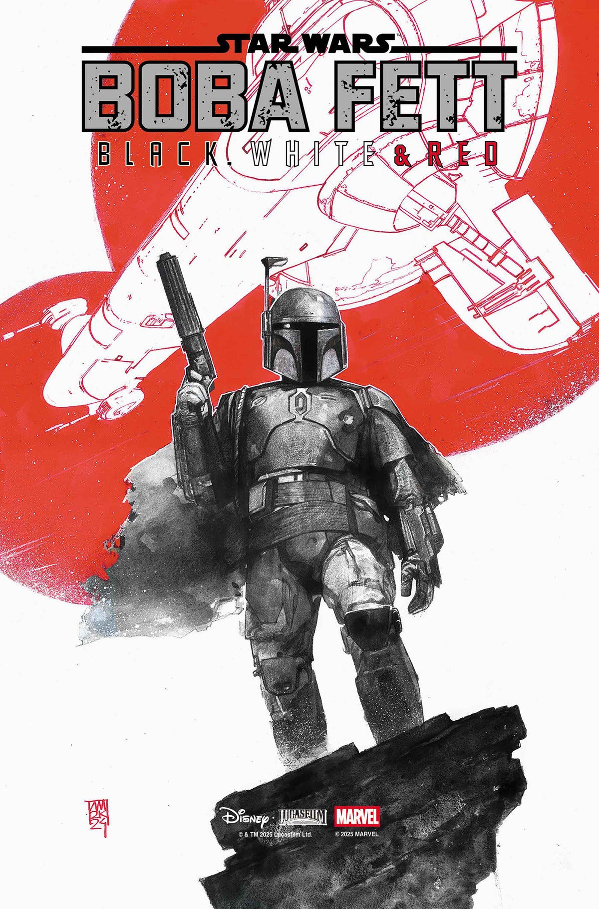 Star Wars: Boba Fett   Black, White &amp; Red #1