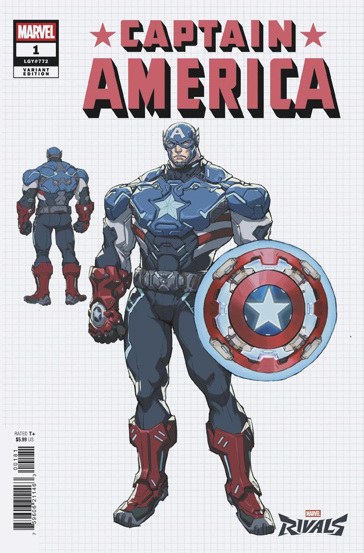 Capitán América #1 Netease Games Marvel Rivals Variant