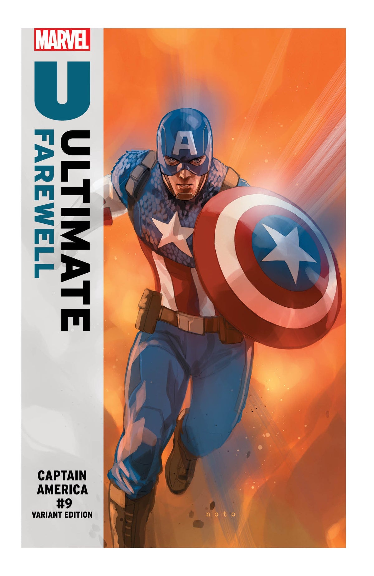 Capitán América #9 Portada alternativa "Ultimate Farewell" de Phil Noto