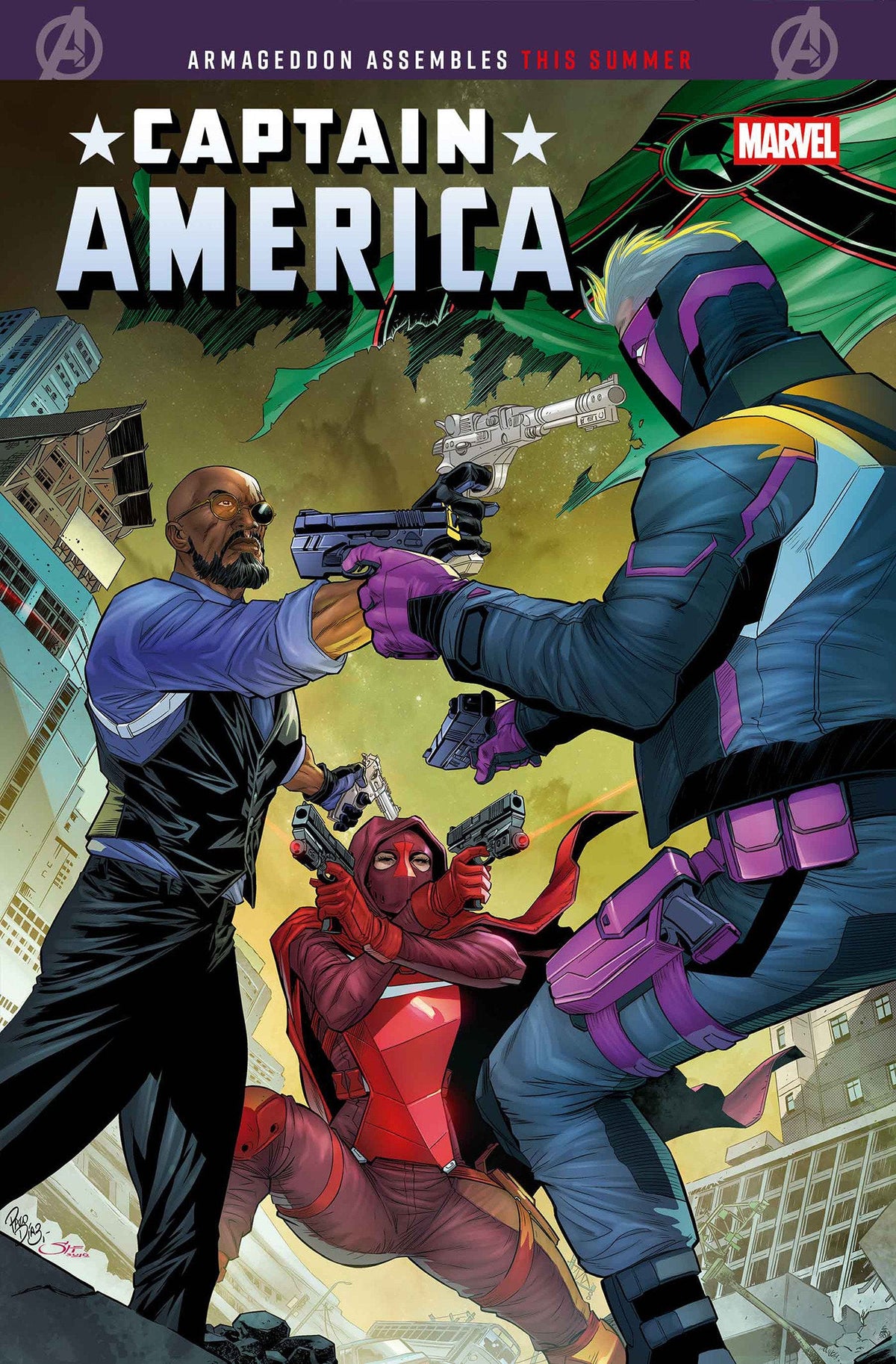 Capitán América #10 Portada alternativa de Paco Díaz