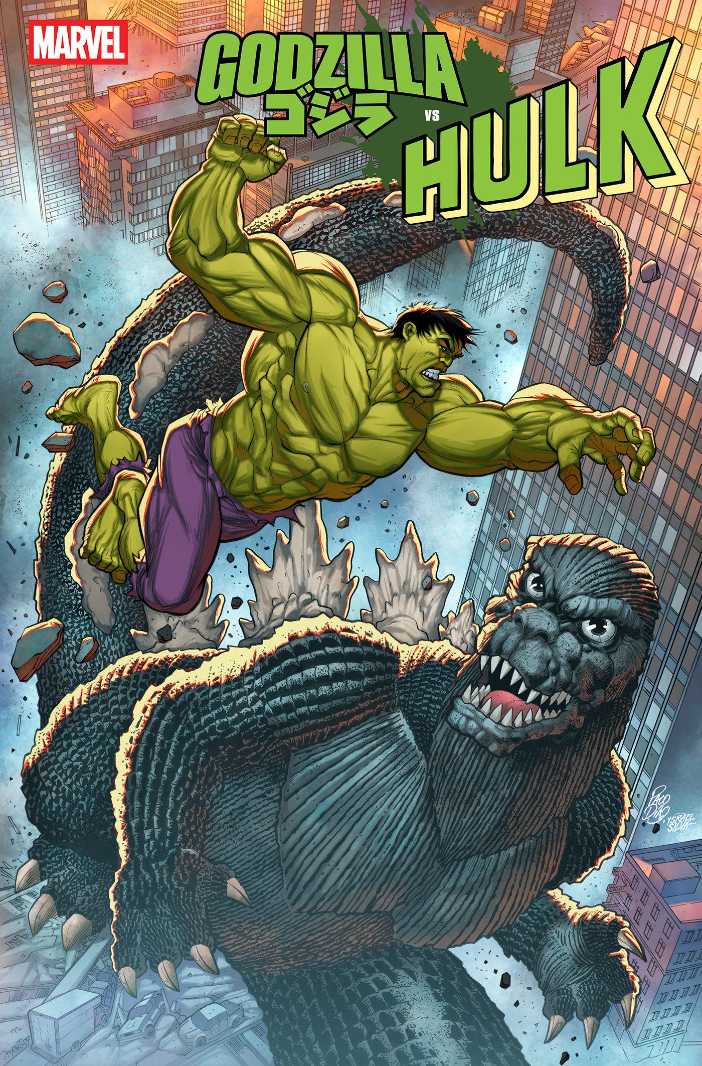 Godzilla vs. Hulk #1 Paco Díaz Variante