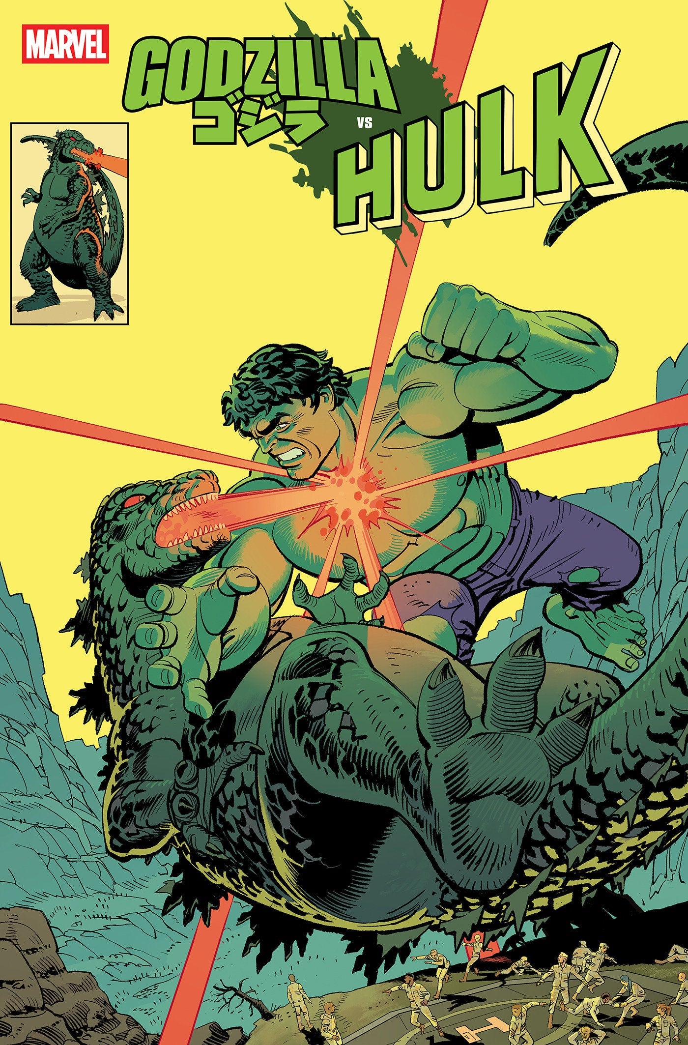 godzilla king of the monsters marvel comics Godzilla vs. Hulk #1 Leonardo Romero Godzilla King Of The Monsters Hom