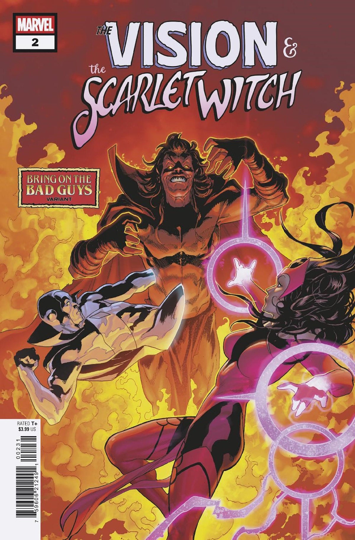 The Vision &amp; The Scarlet Witch #2 Geoff Shaw Bring On The Bad Guys Variant