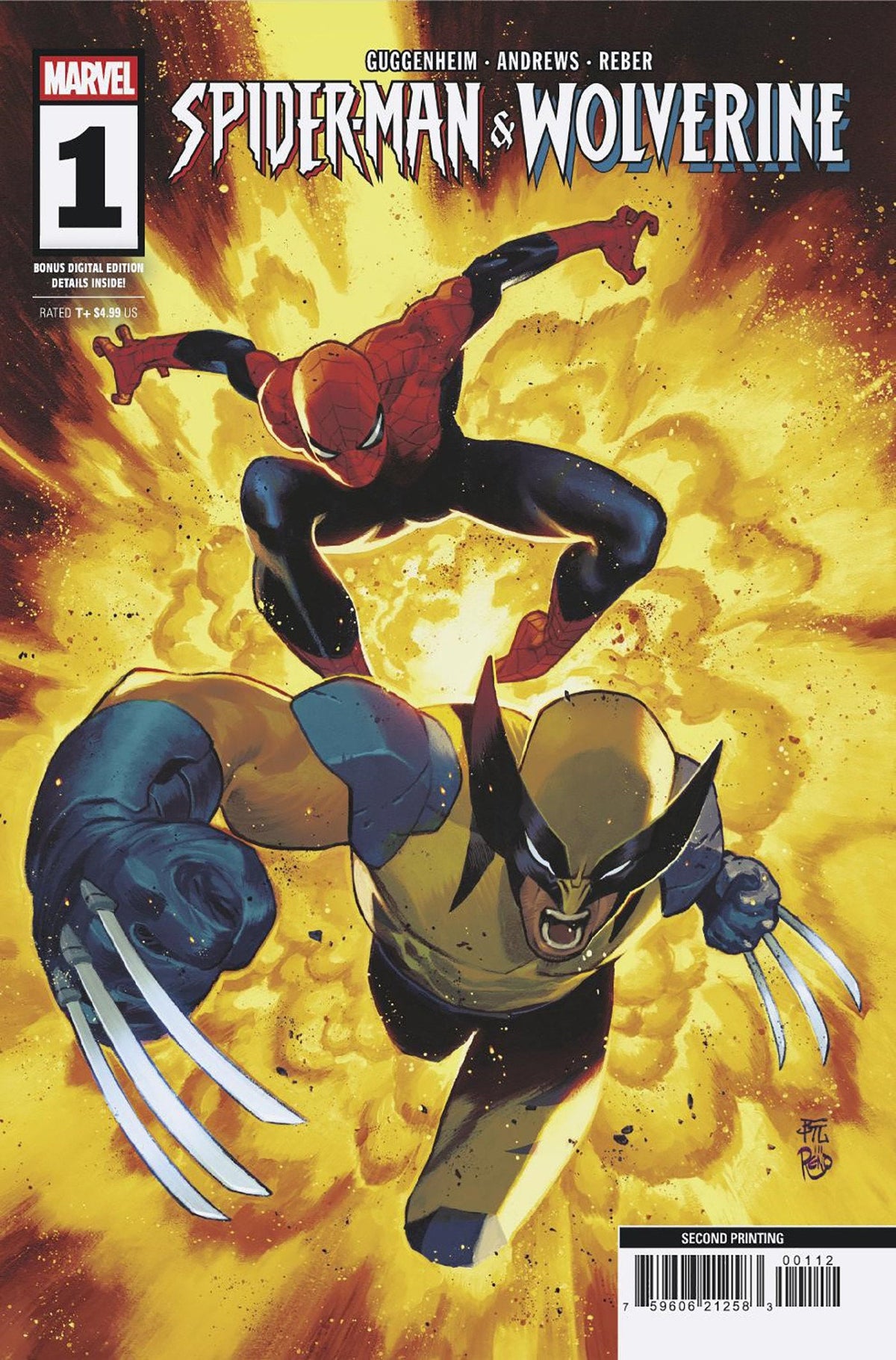 Spider-Man &amp; Wolverine #1 Dike Ruan 2nd Print Variant