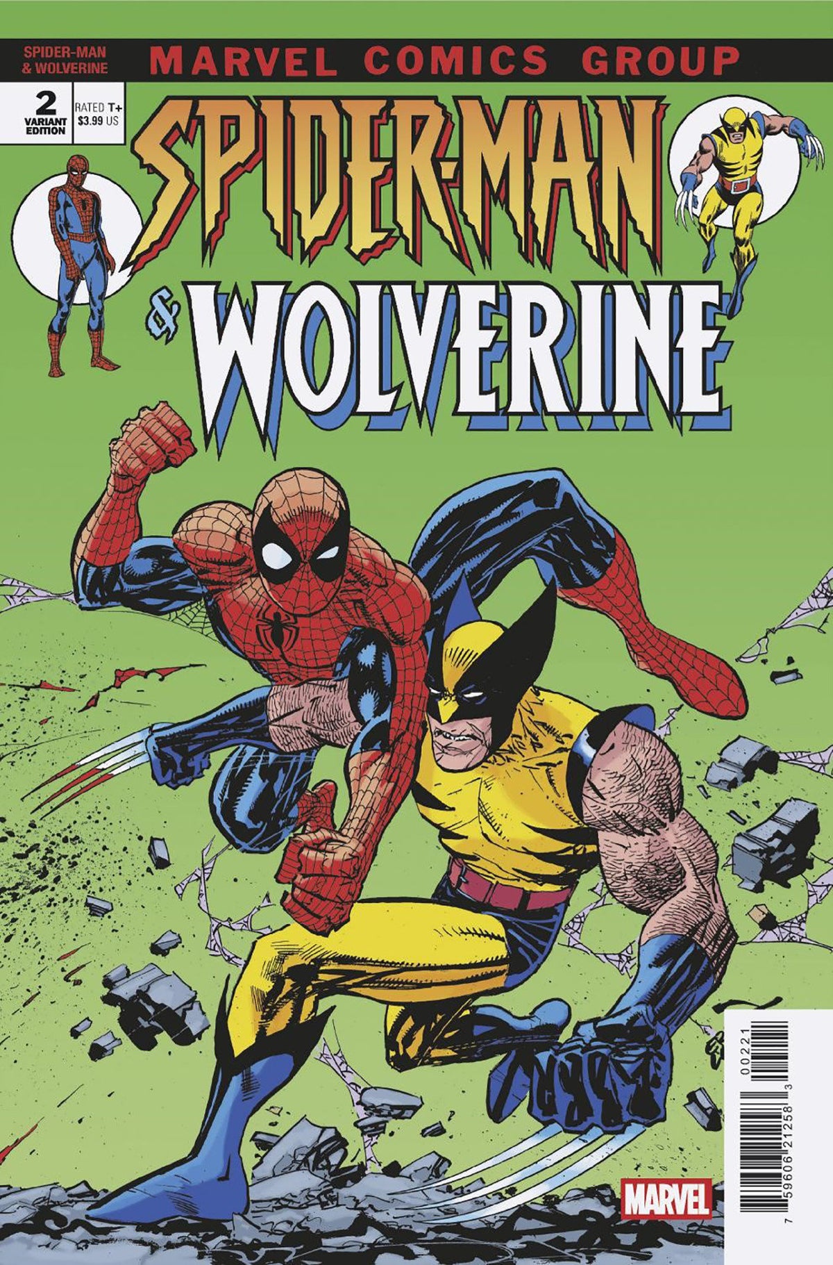 Spider-Man &amp; Wolverine #2 Erik Larsen Variant