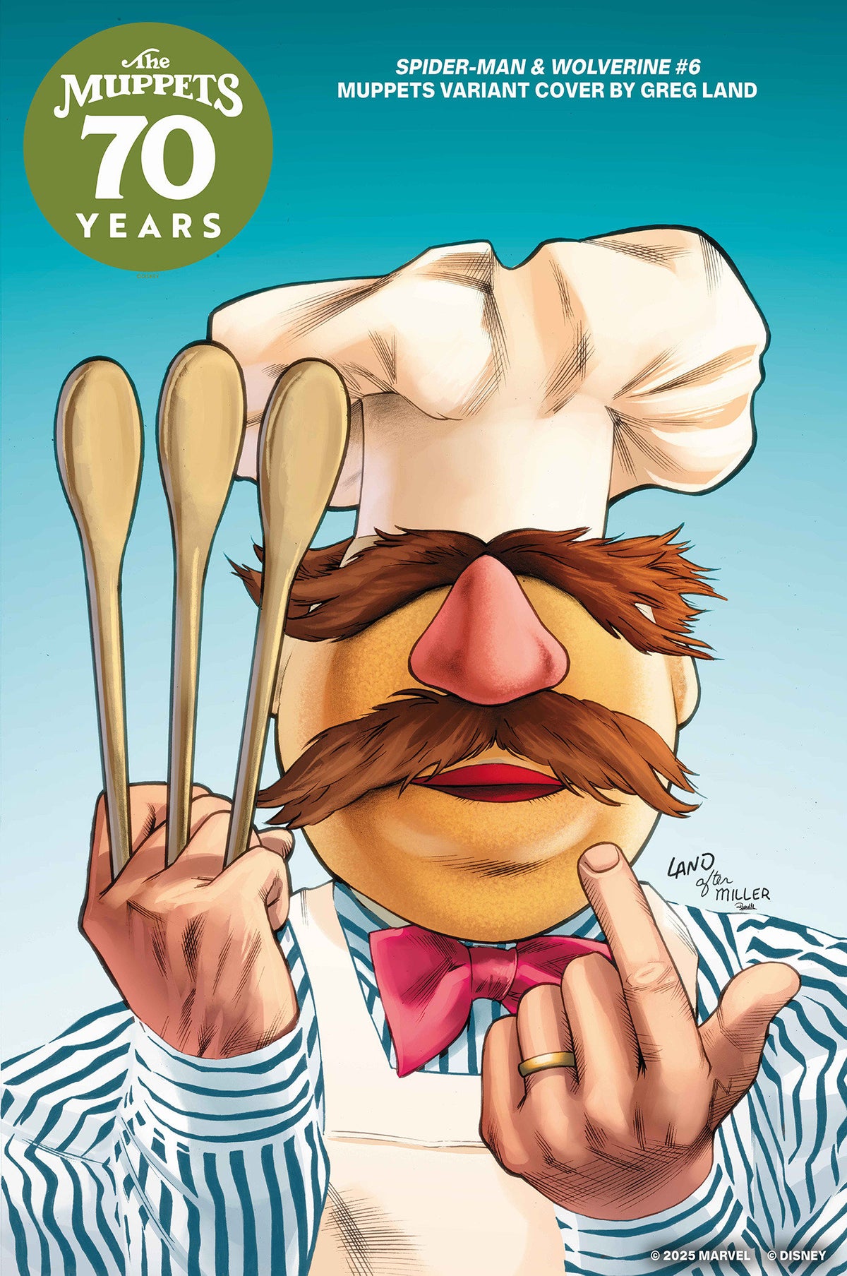 Spider-Man &amp; Wolverine #6 Greg Land Muppets Variant
