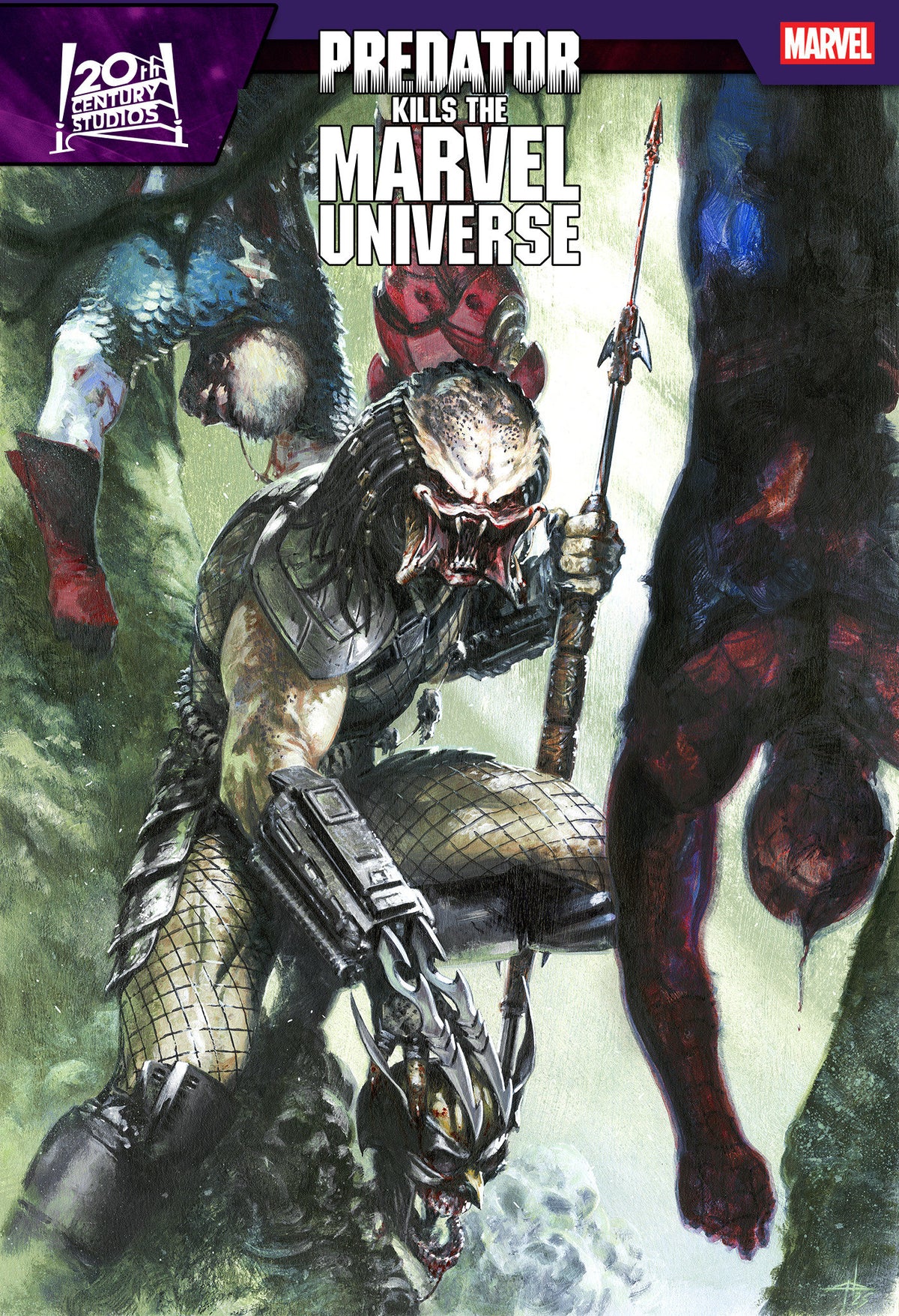 Predator Kills The Marvel Universe #1 Gabriele Dell&#39;Otto Variant