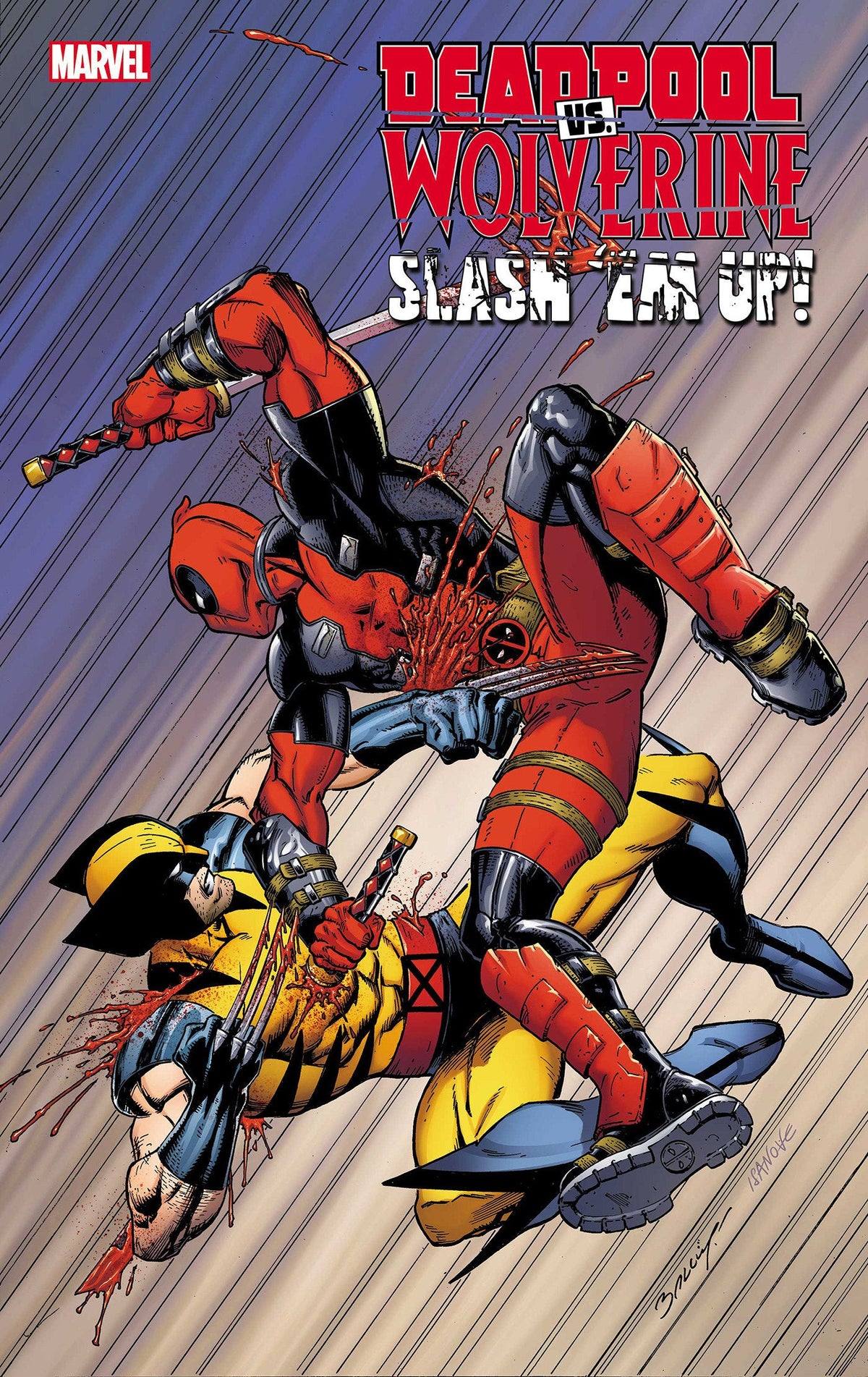 Deadpool vs. Wolverine: Slash &#39;Em Up #1 Mark Bagley Variant