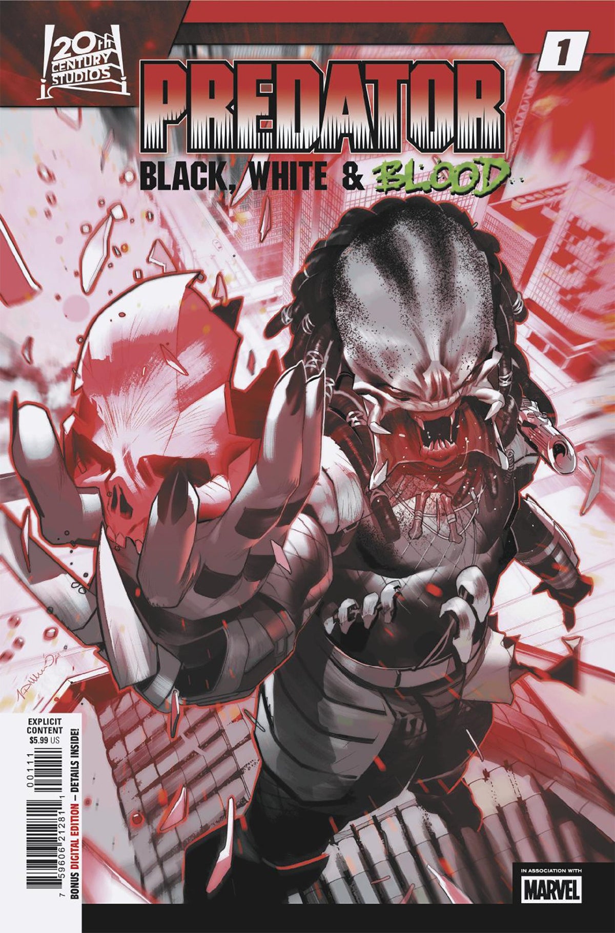 Predator: Black, White &amp; Blood #1