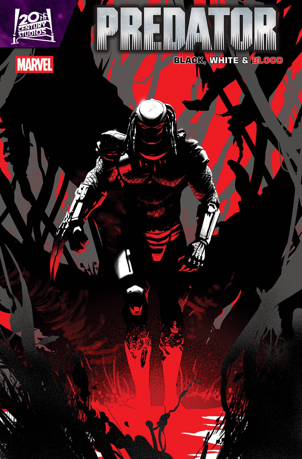 Predator: Black, White &amp; Blood #3 Pete Woods Variant