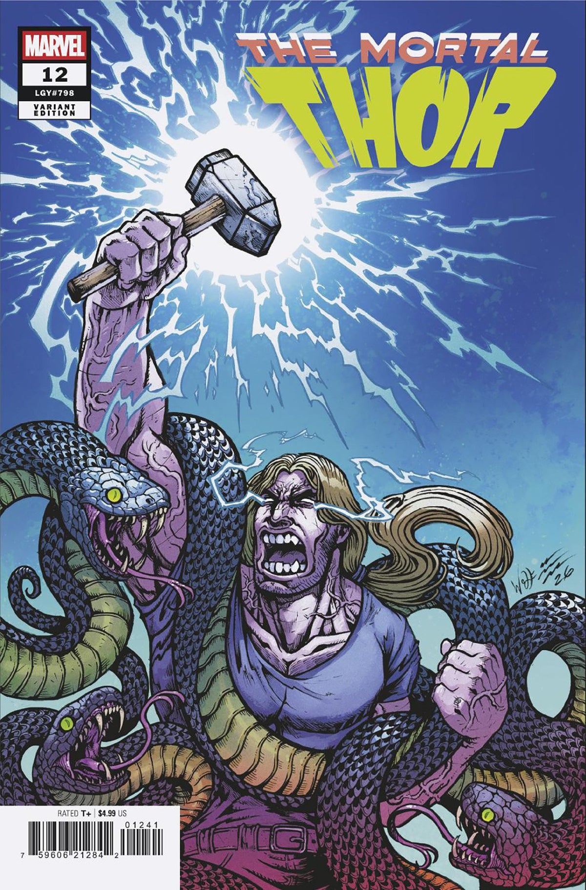 Mortal Thor #12 Maria Wolf Variant