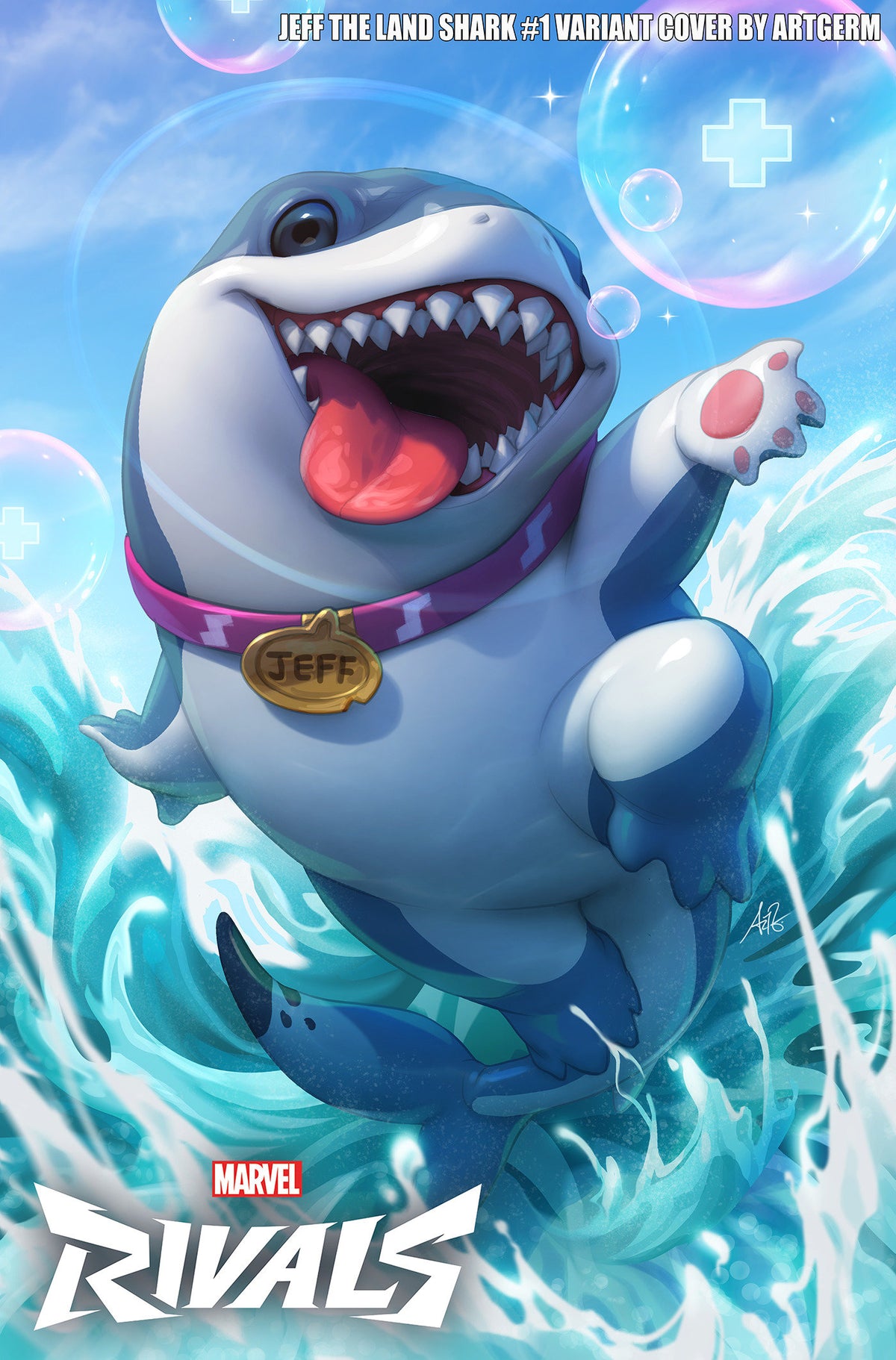 Jeff The Landshark #1 Artgerm Marvel Rivals Variant