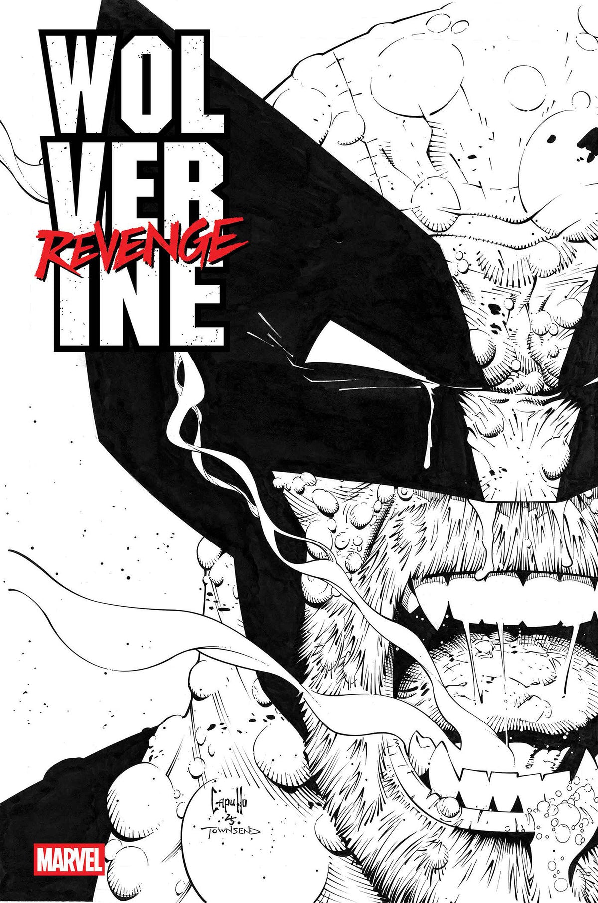 Wolverine: Revenge   Red Band: Raw   Black &amp; White Edition #4 [Polybagged]
