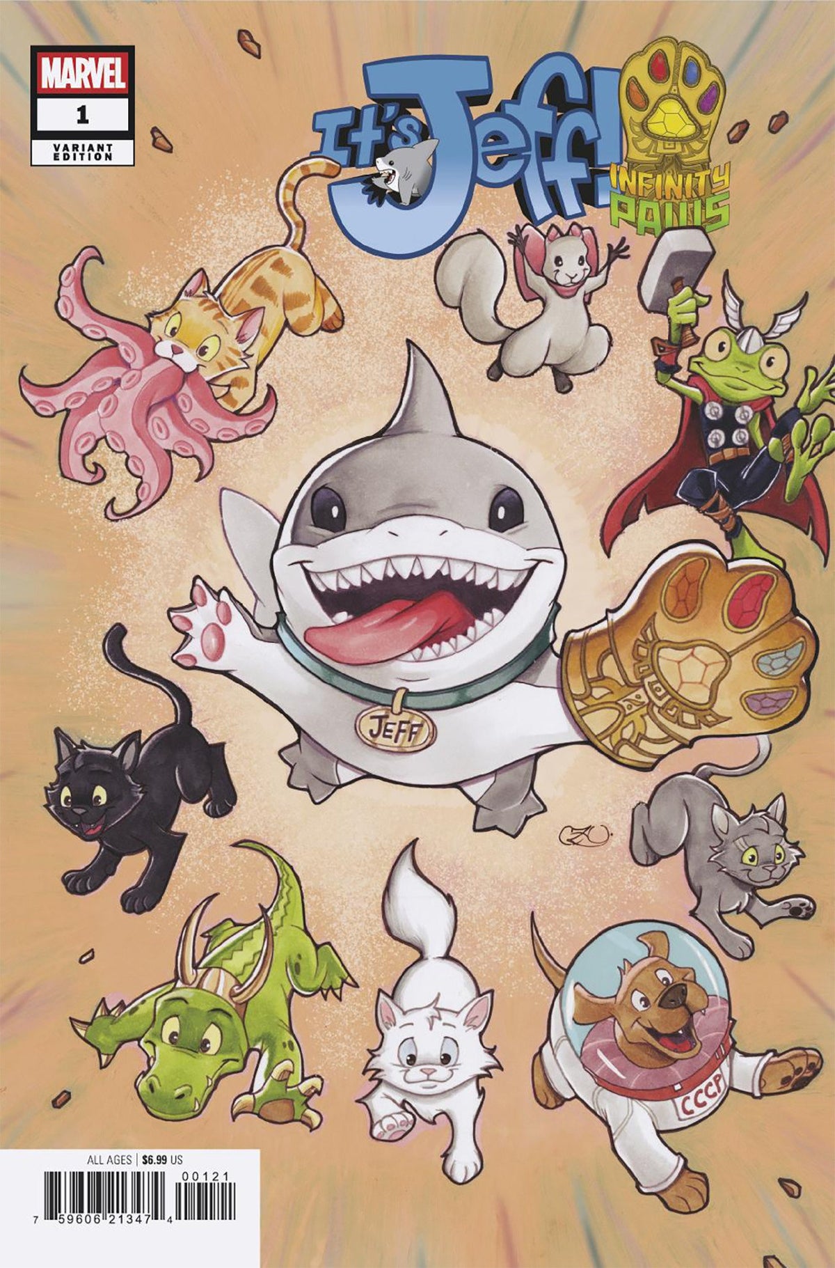 It&#39;S Jeff: Infinity Paws #1 Chrissie Zullo Variant