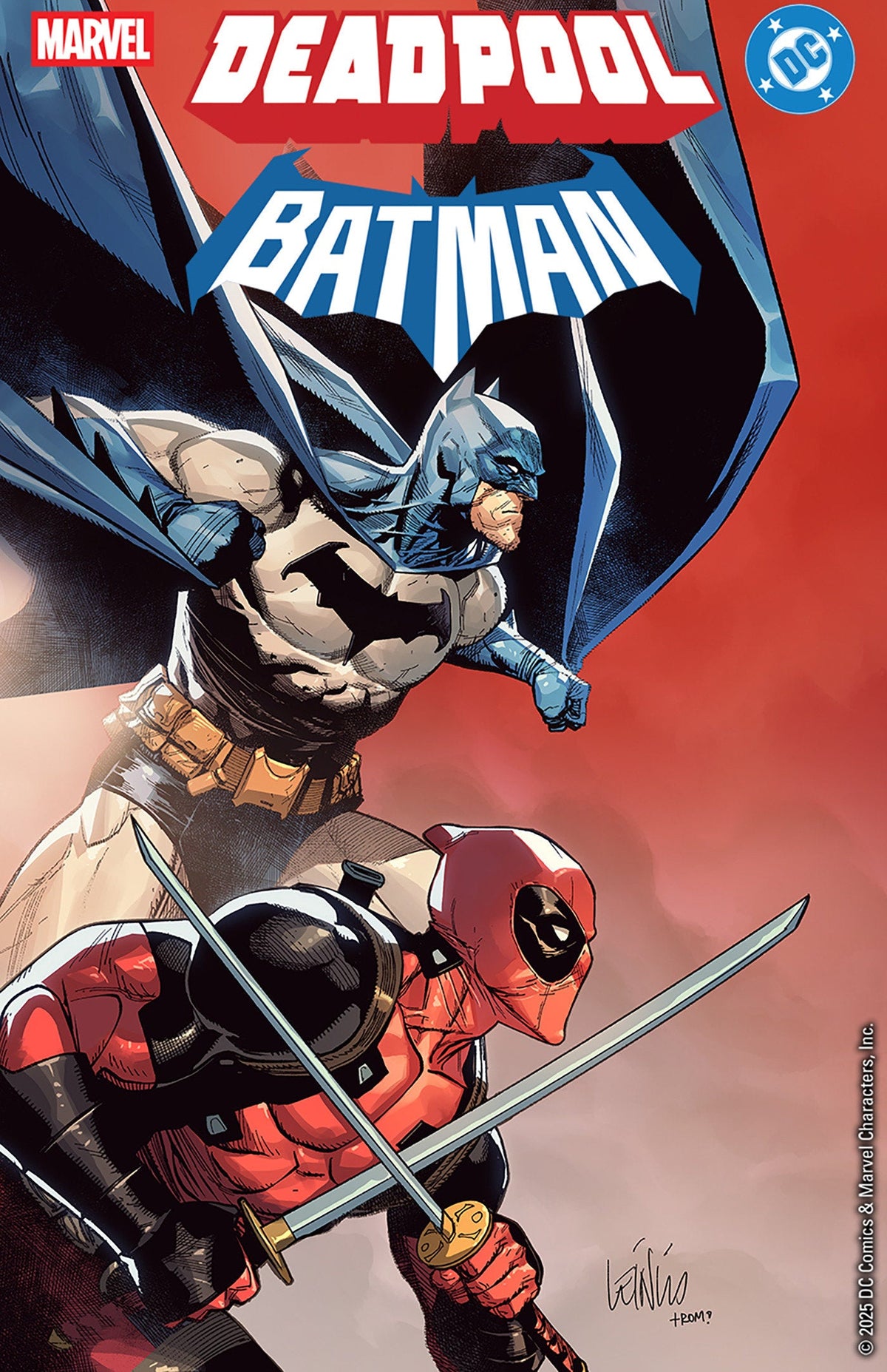 Marvel/DC: Deadpool/Batman #1 Variante del 4º Impresión de Leinil Yu