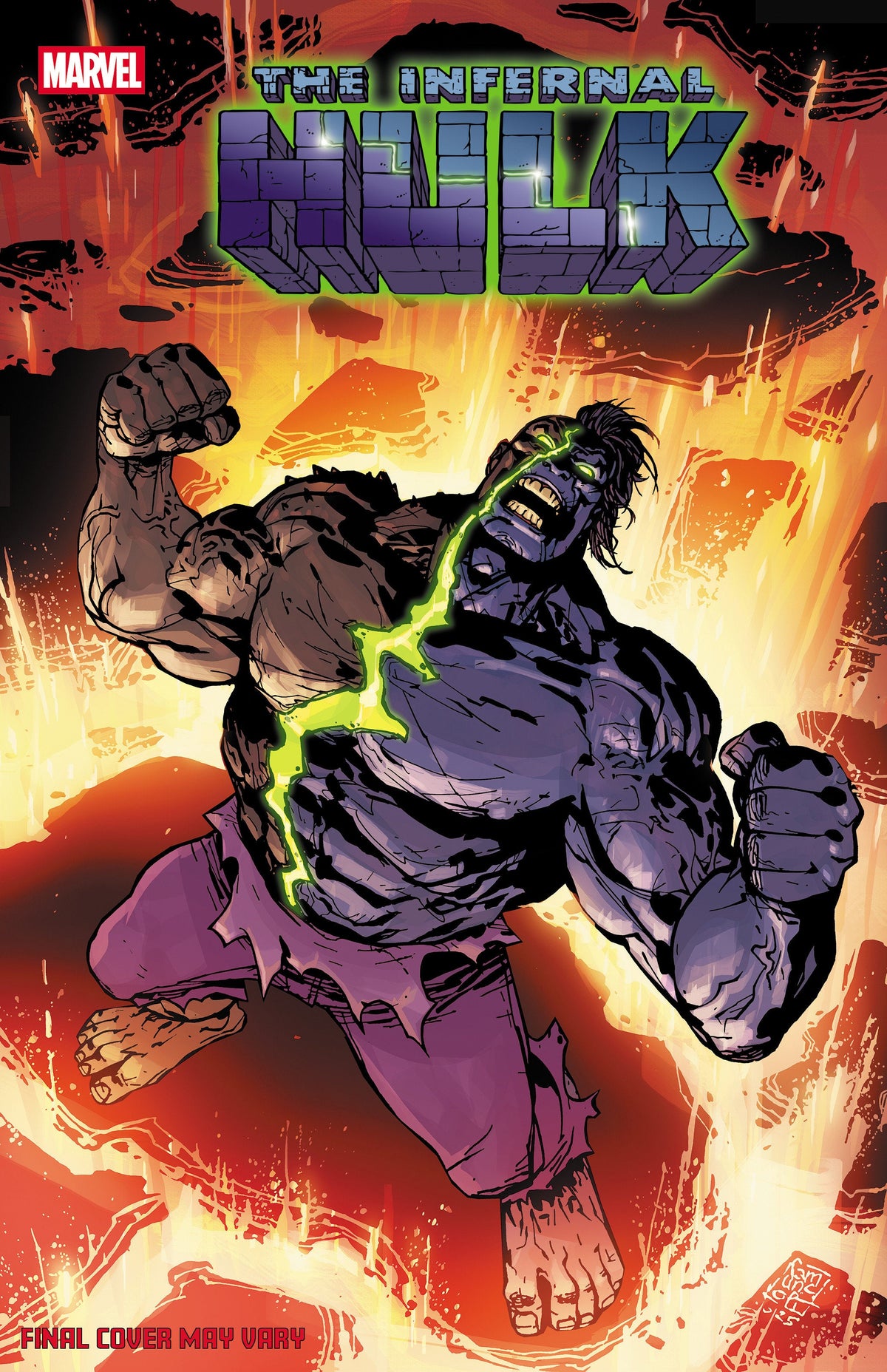 Hulk infernal n.º 5, variante de Giuseppe Camuncoli