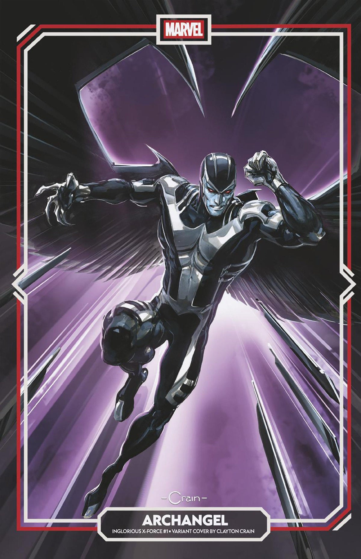 Inglorious X Force #1 Clayton Crain Variante