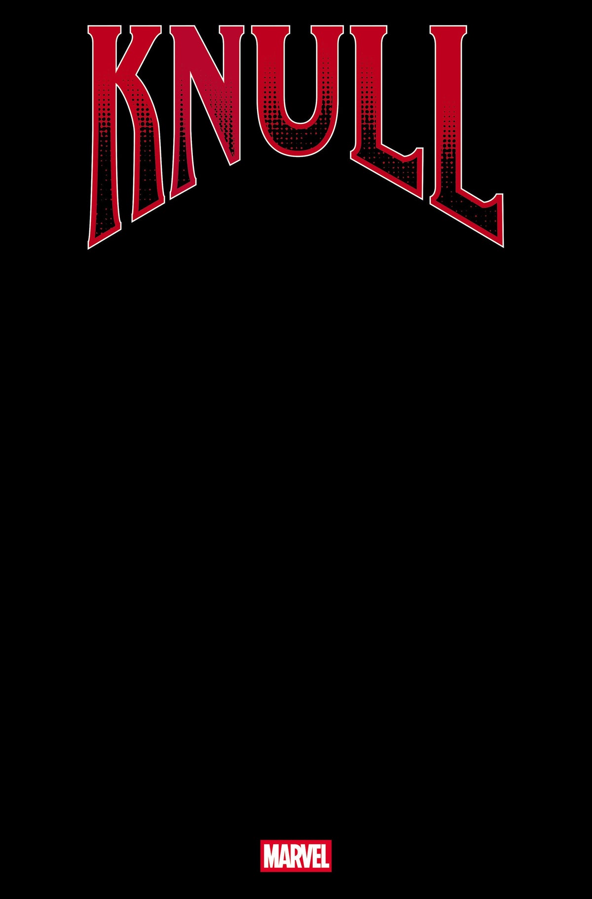 Knull #1 Portada Variante Negra en Blanco