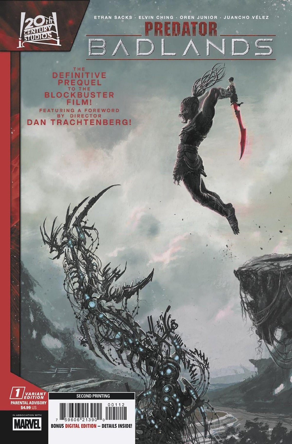Predator: Badlands #1 Juan Ferreyra Segunda Impresión Variante