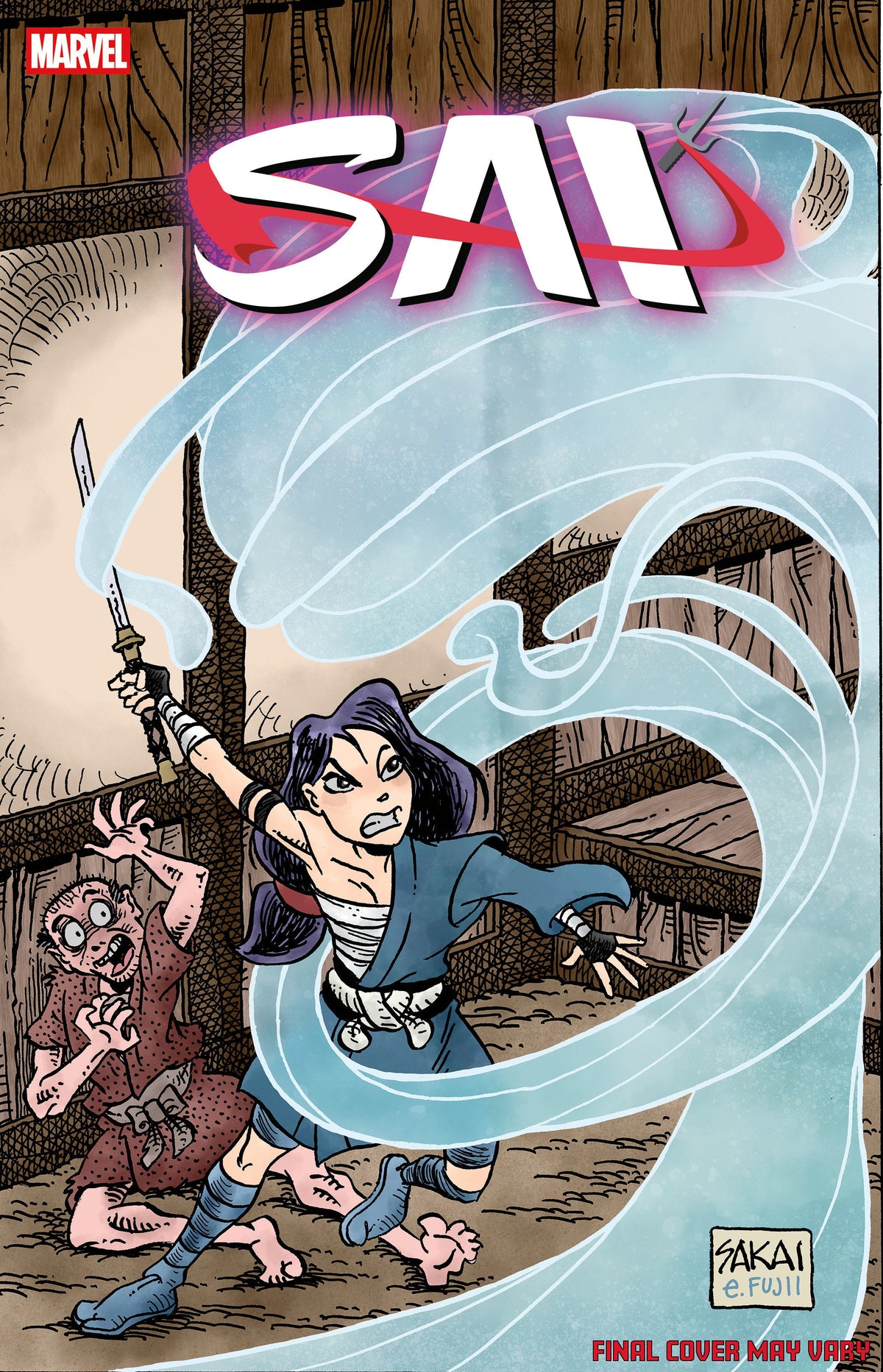 Sai: Rivales Dimensionales #1 Portada Alternativa de Stan Sakai
