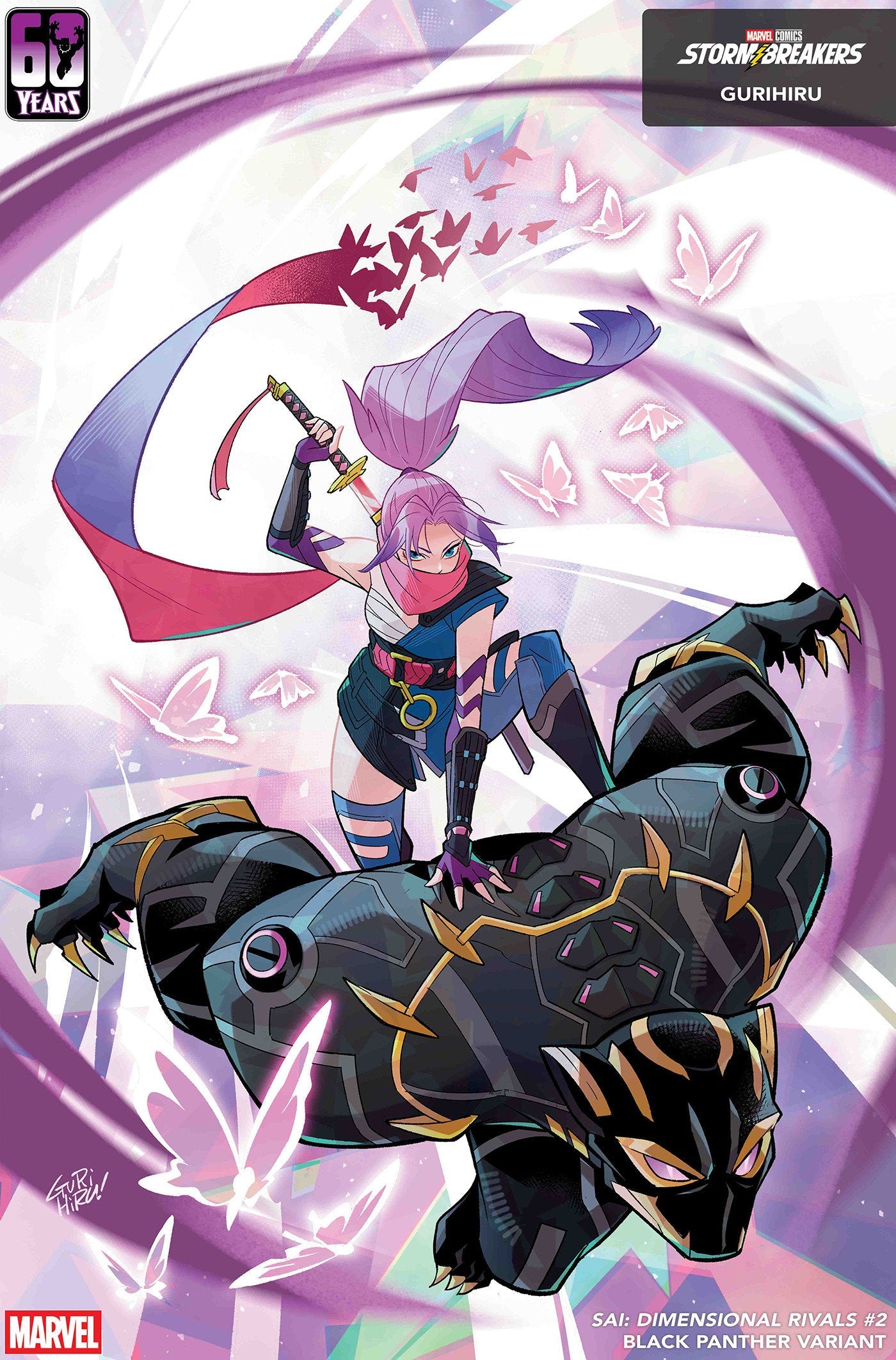 Sai: Dimensional Rivals #2 Gurihiru Black Panther Variant - Dad's
