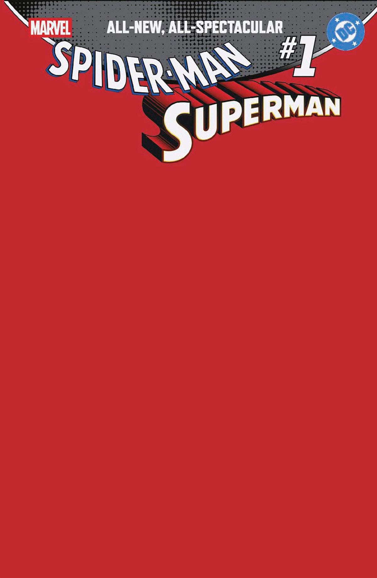 Marvel/DC: Spider-Man/Superman #1 Portada En Blanco Variante