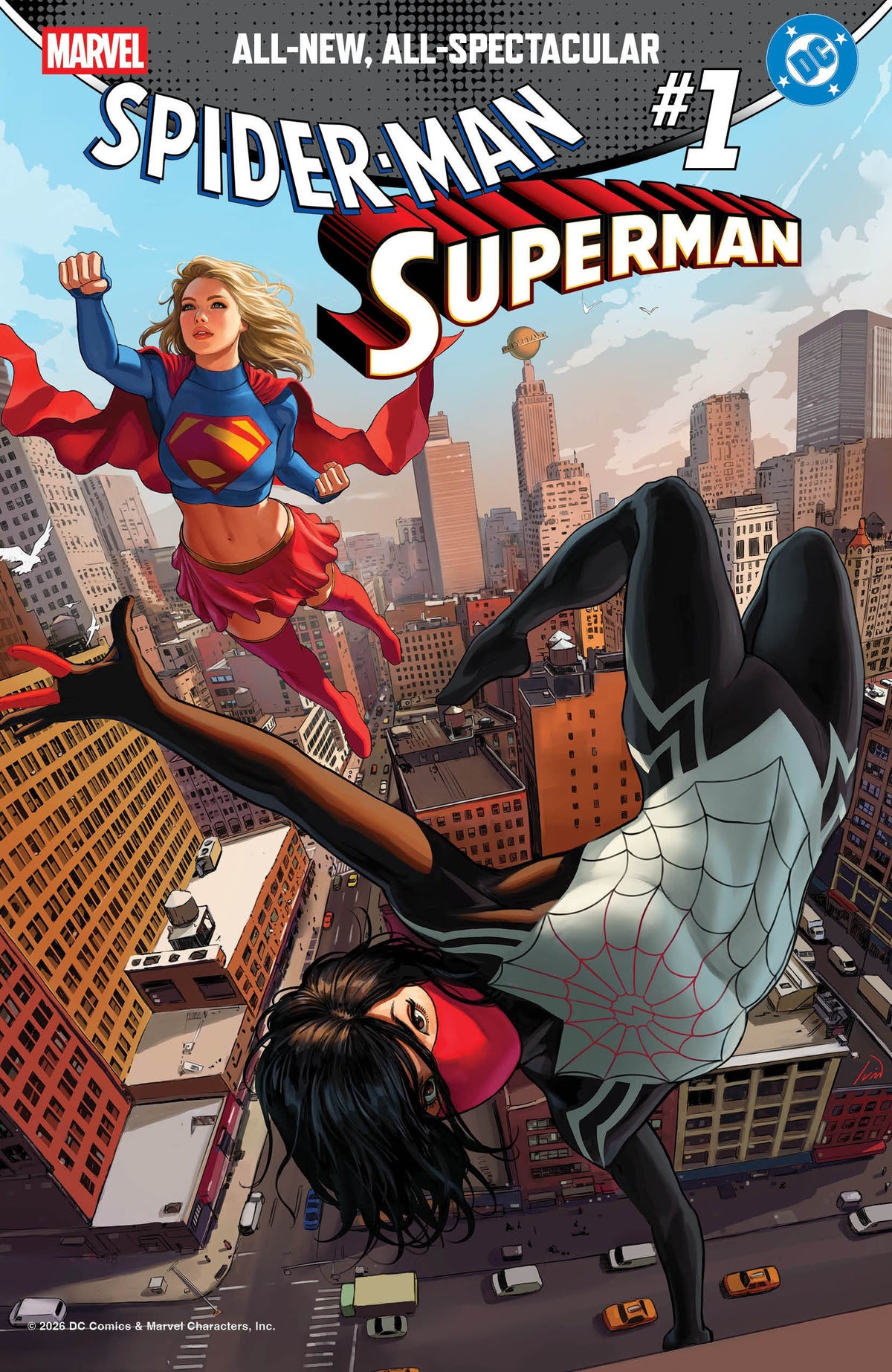Marvel/DC: Spider-Man/Superman #1 Portada Alternativa de Ivan Talavera