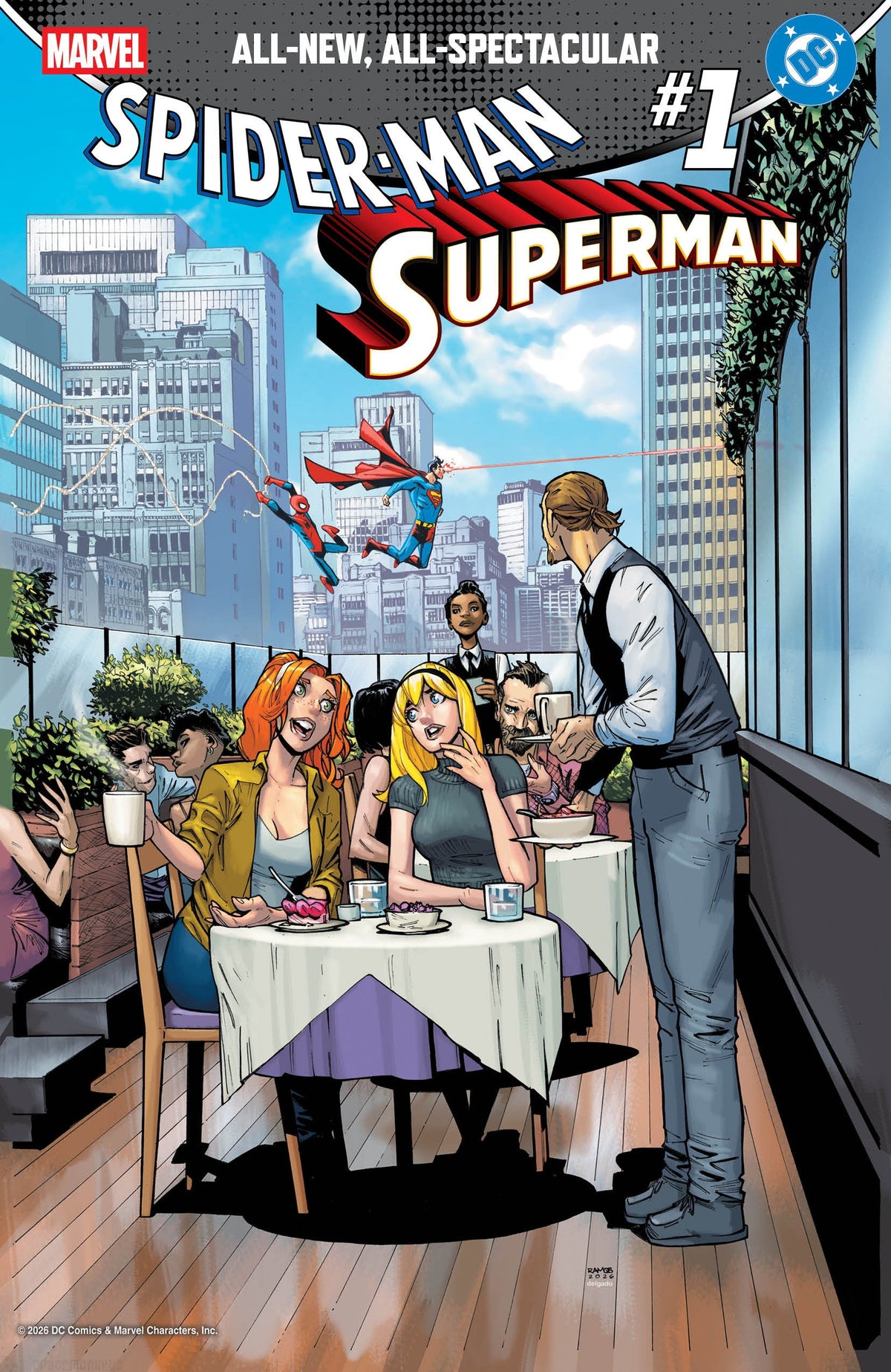 Marvel/DC: Spider-Man/Superman #1 Variante de Humberto Ramos