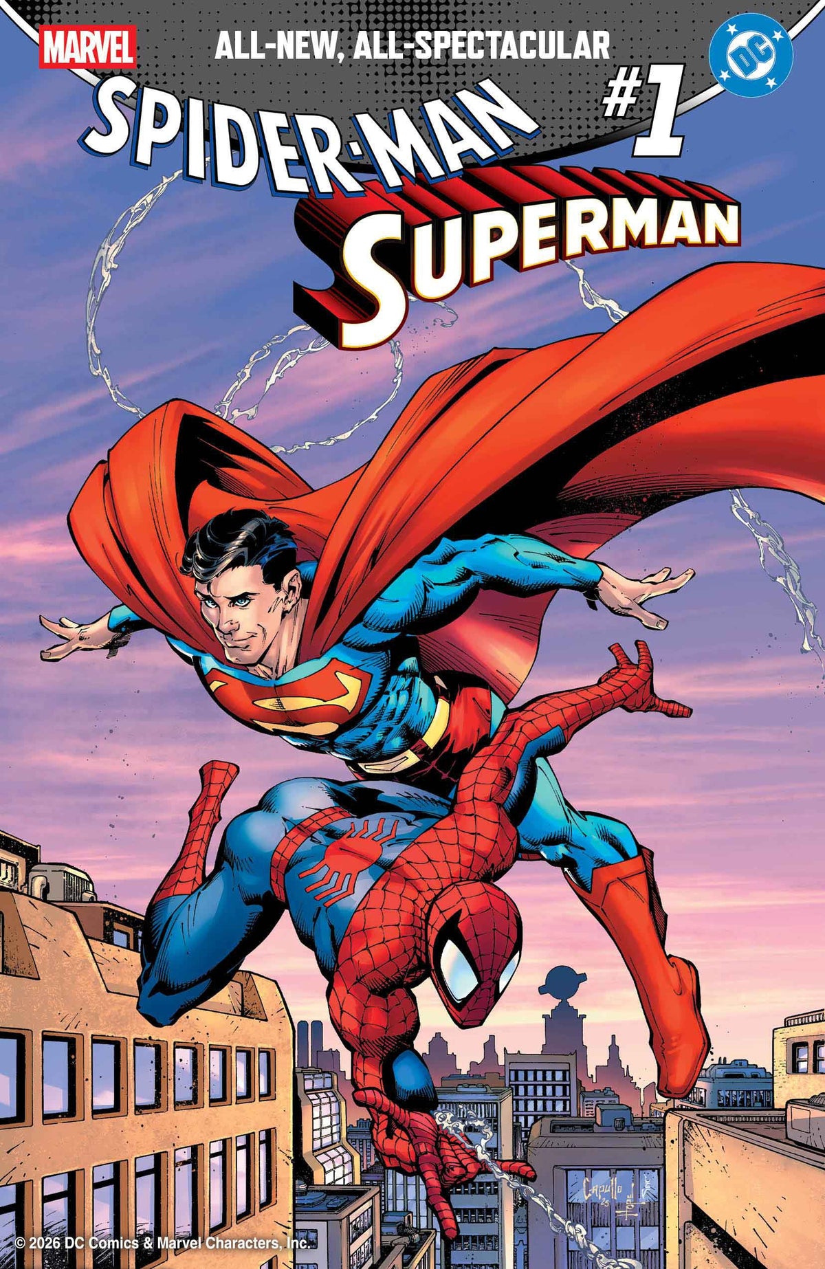 Marvel/DC: Spider-Man/Superman #1 Portada Alternativa de Greg Capullo