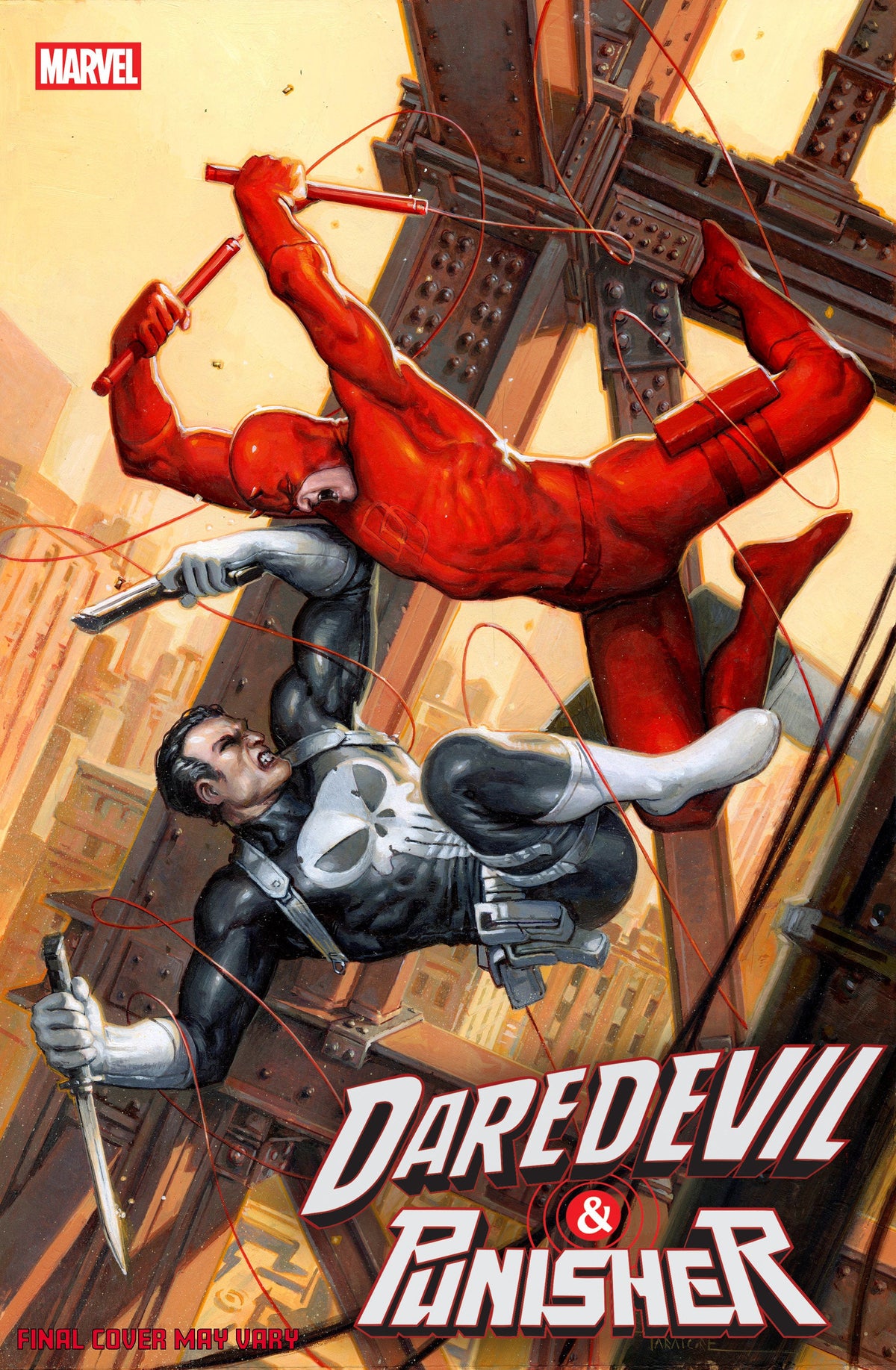 Daredevil/Punisher: El Gatillo del Diablo #3 Variante de Davide Paratore