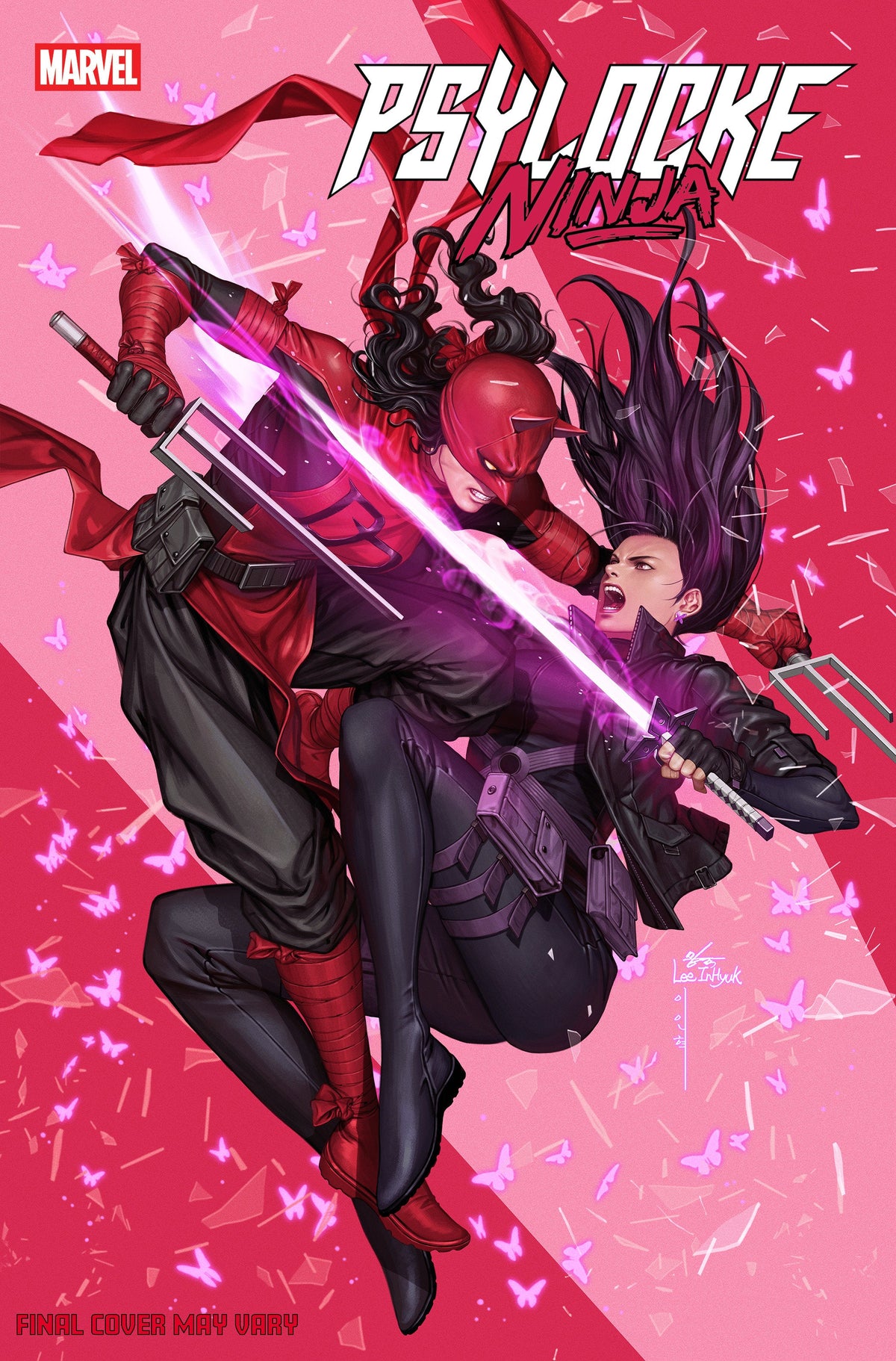 Psylocke: Ninja #3 Inhyuk Lee Contra la Variante de Elektra