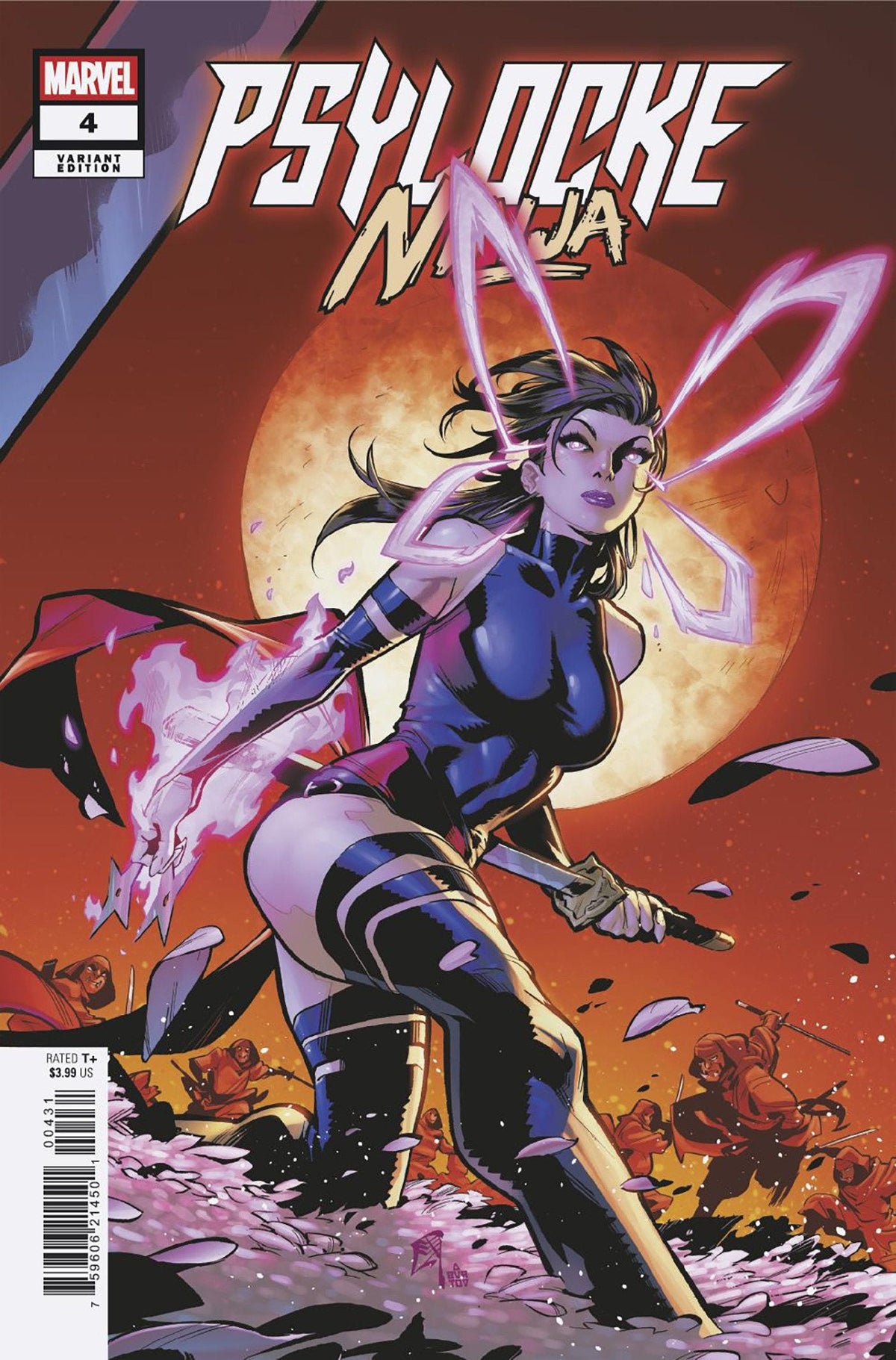 Psylocke: Ninja #4 Variantes Psylocke de C.F. Villa