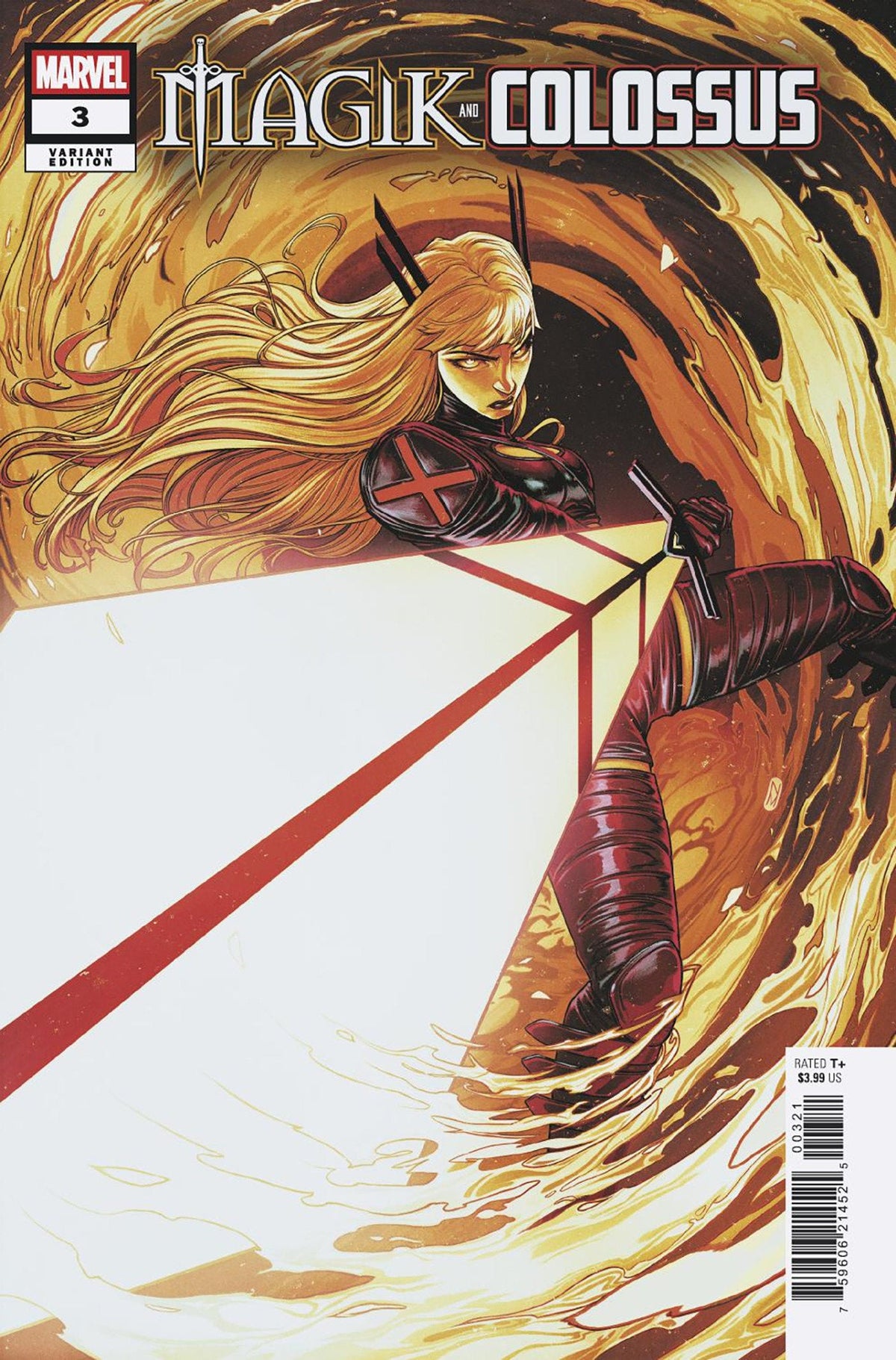 Magik & Colossus #3 Portada alternativa de Nimit Malavia