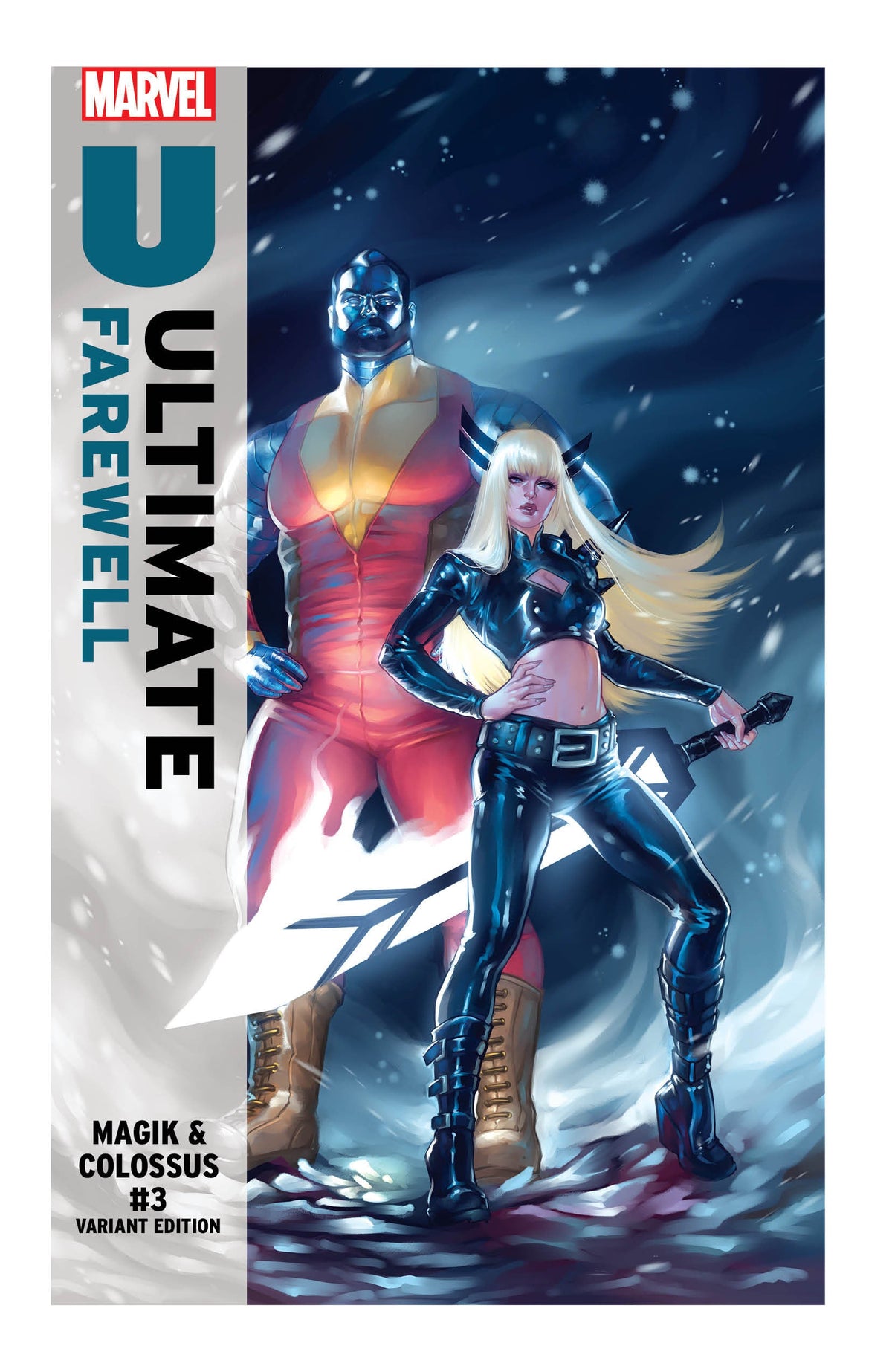 Magik y Coloso #3 Variante de despedida definitiva de Meghan Hetrick