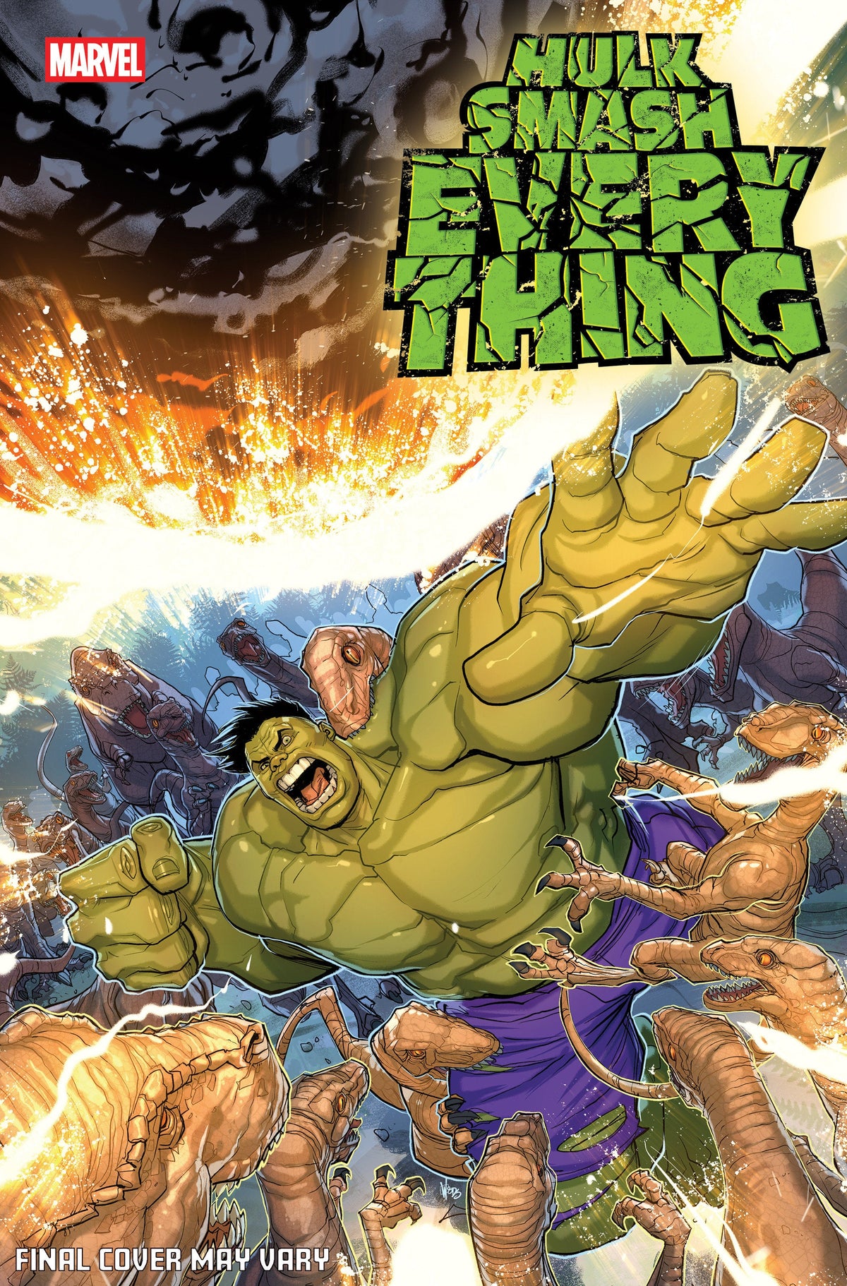 Hulk: Destruye todo #2 Portada alternativa de Pete Woods