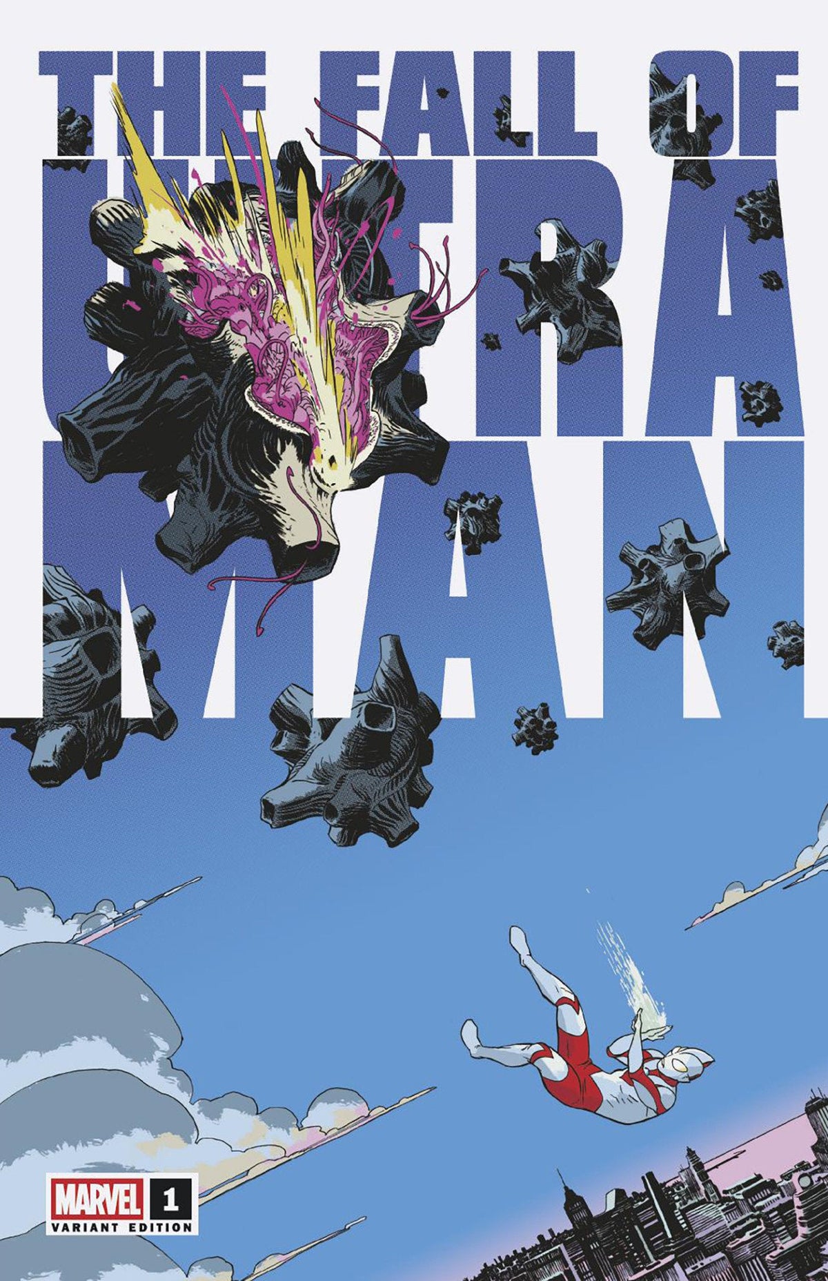 The Fall Of Ultraman #1 Portada Alternativa de Marcos Martin