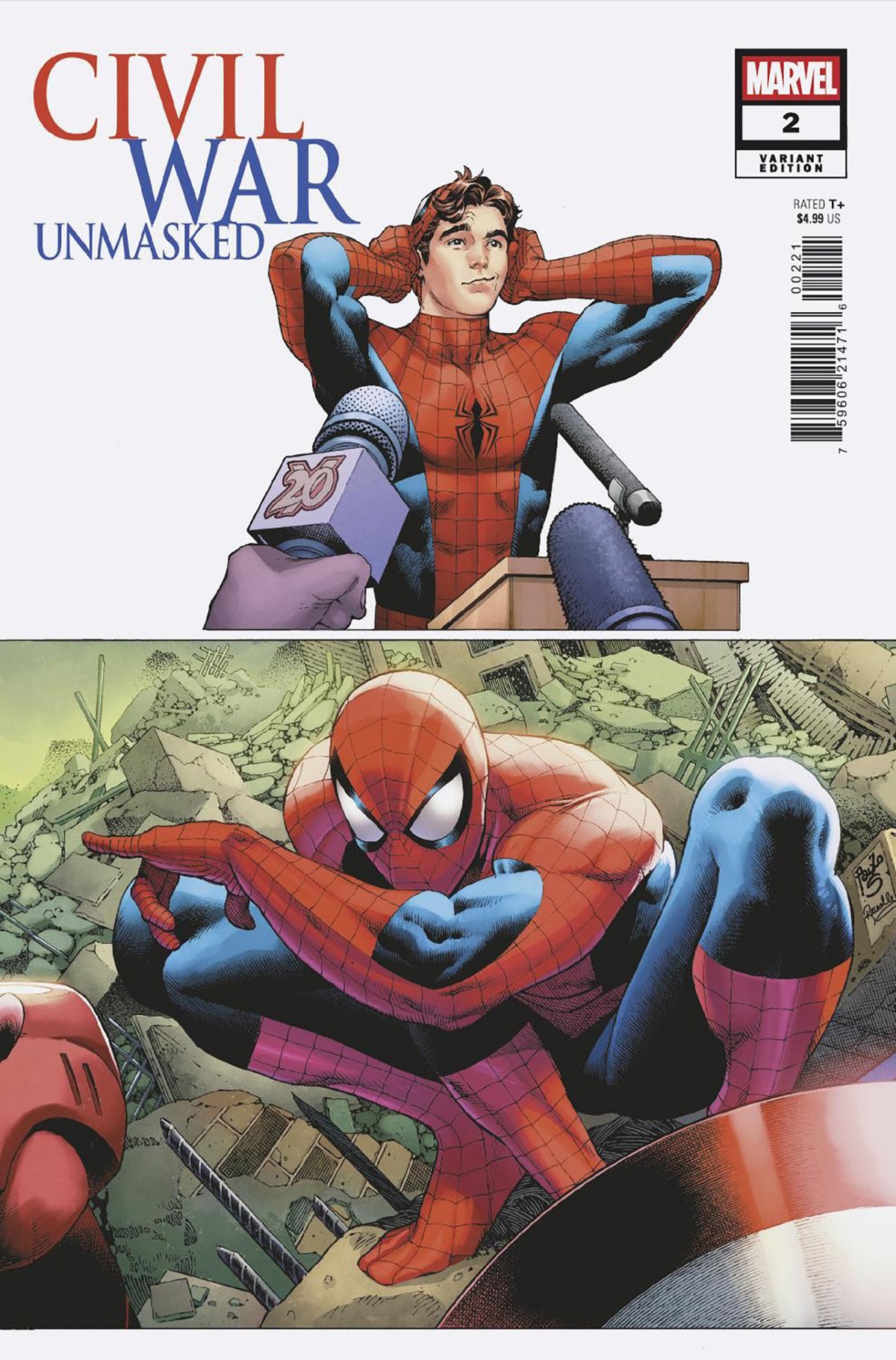 Civil War: Unmasked #2 Paulo Siqueira 5 Part Connecting Variant
