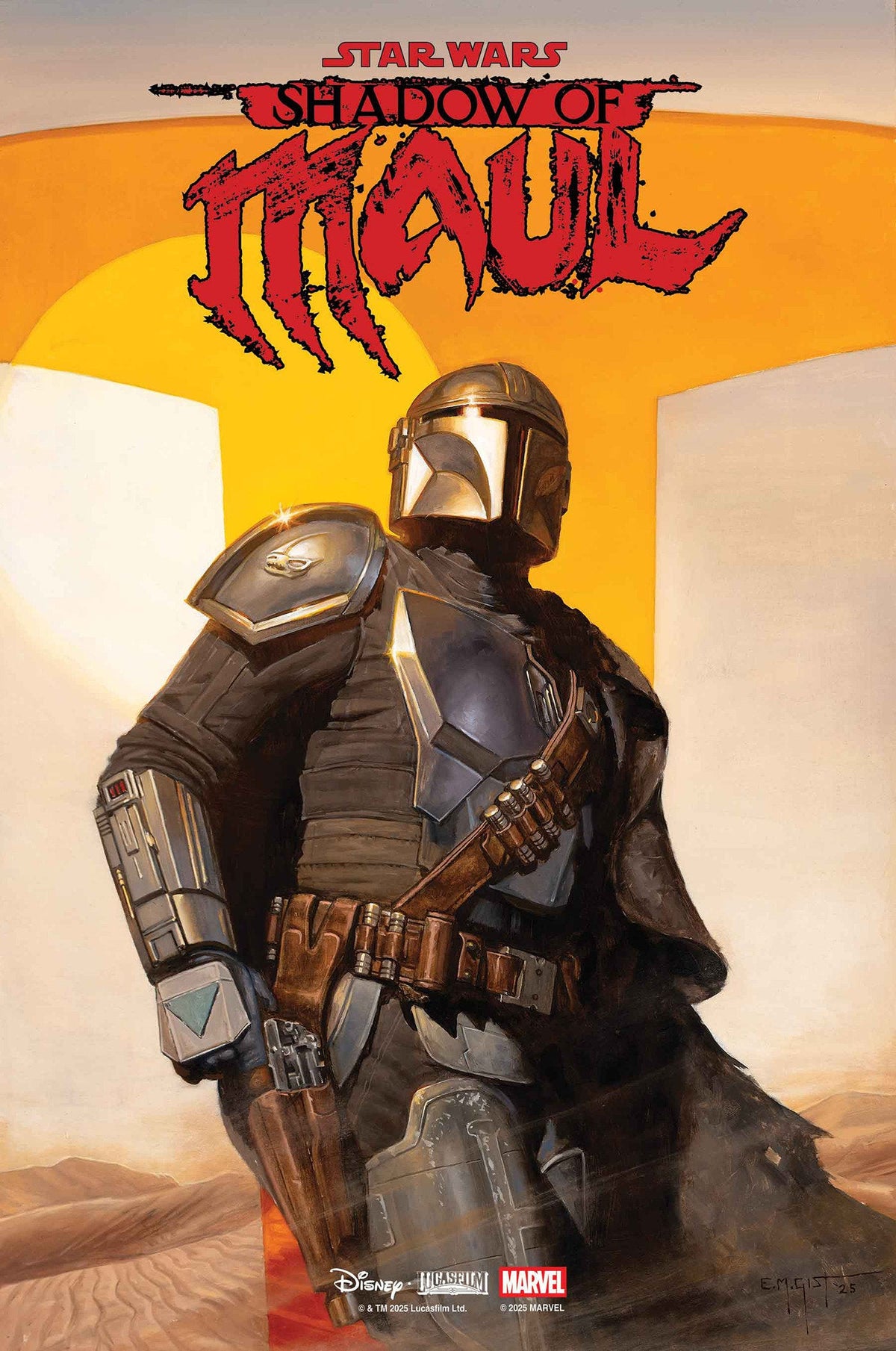 Star Wars: Sombra de Maul #2 Variantes de E.M. Gist Mandalorian y Grogu