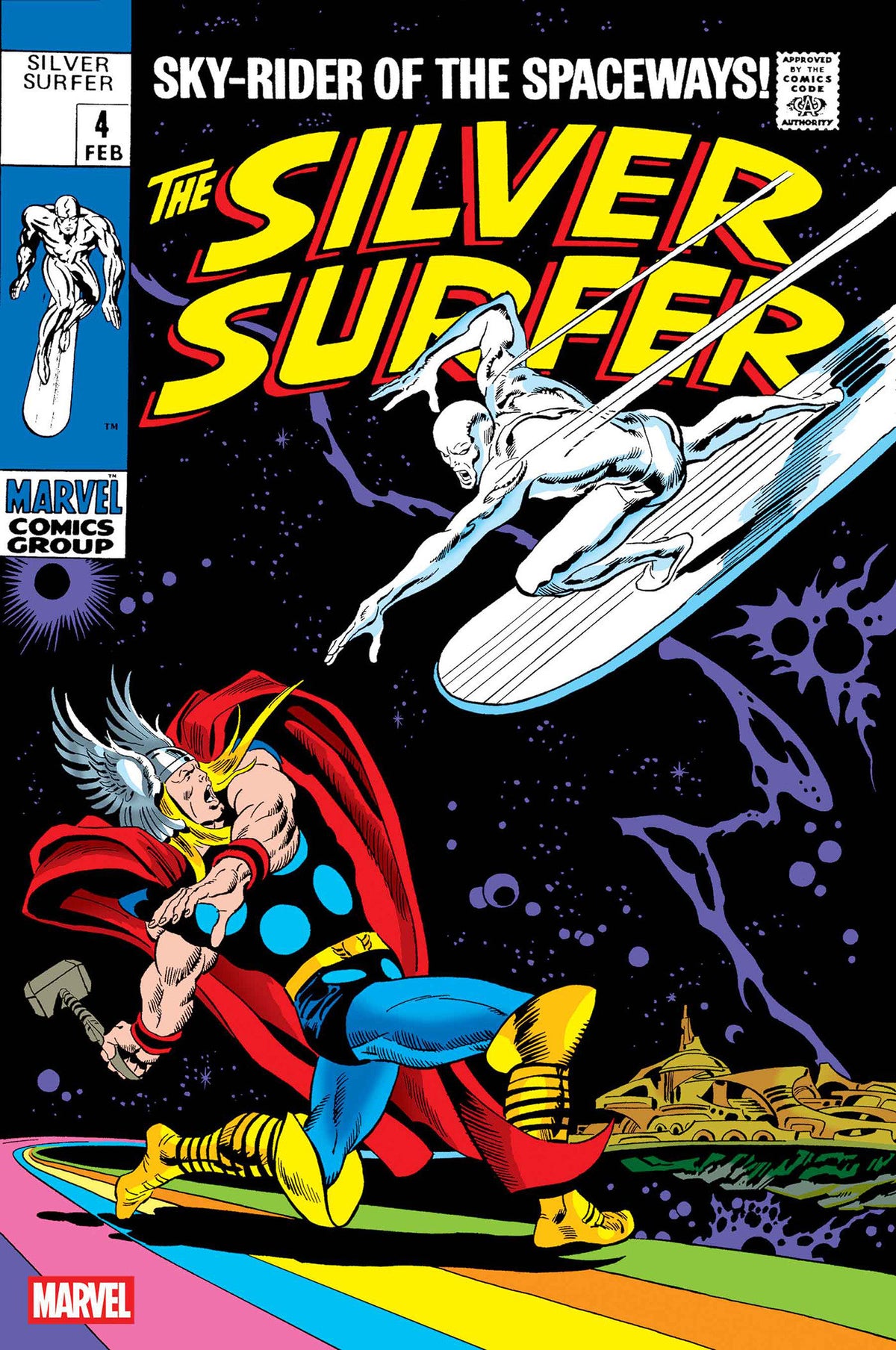Silver Surfer #4 Facsimile Edition Foil Variant